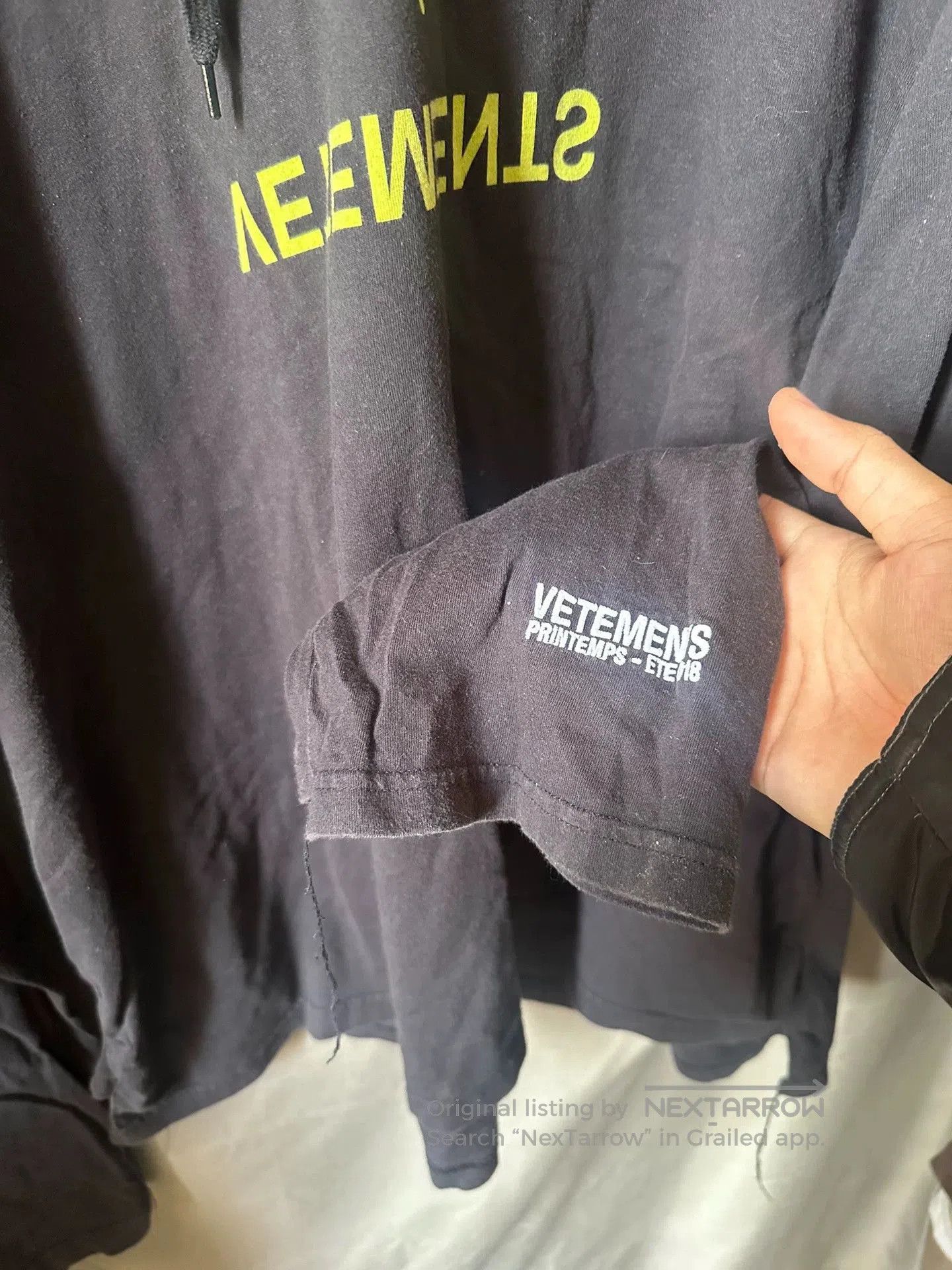 Vetements vetements oversized sweatshirt with irregular hem. Size US M / EU 48-50 / 2 - 3 Thumbnail