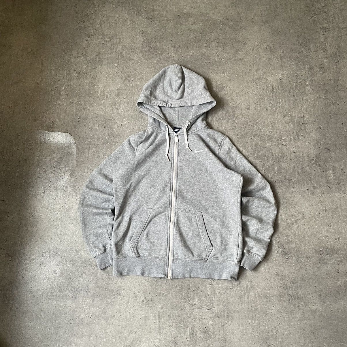 Nike × Vintage Vintage Nike 90s Basic Zip-Up Hoodie Size US M / EU 48-50 / 2 - 1 Thumbnail