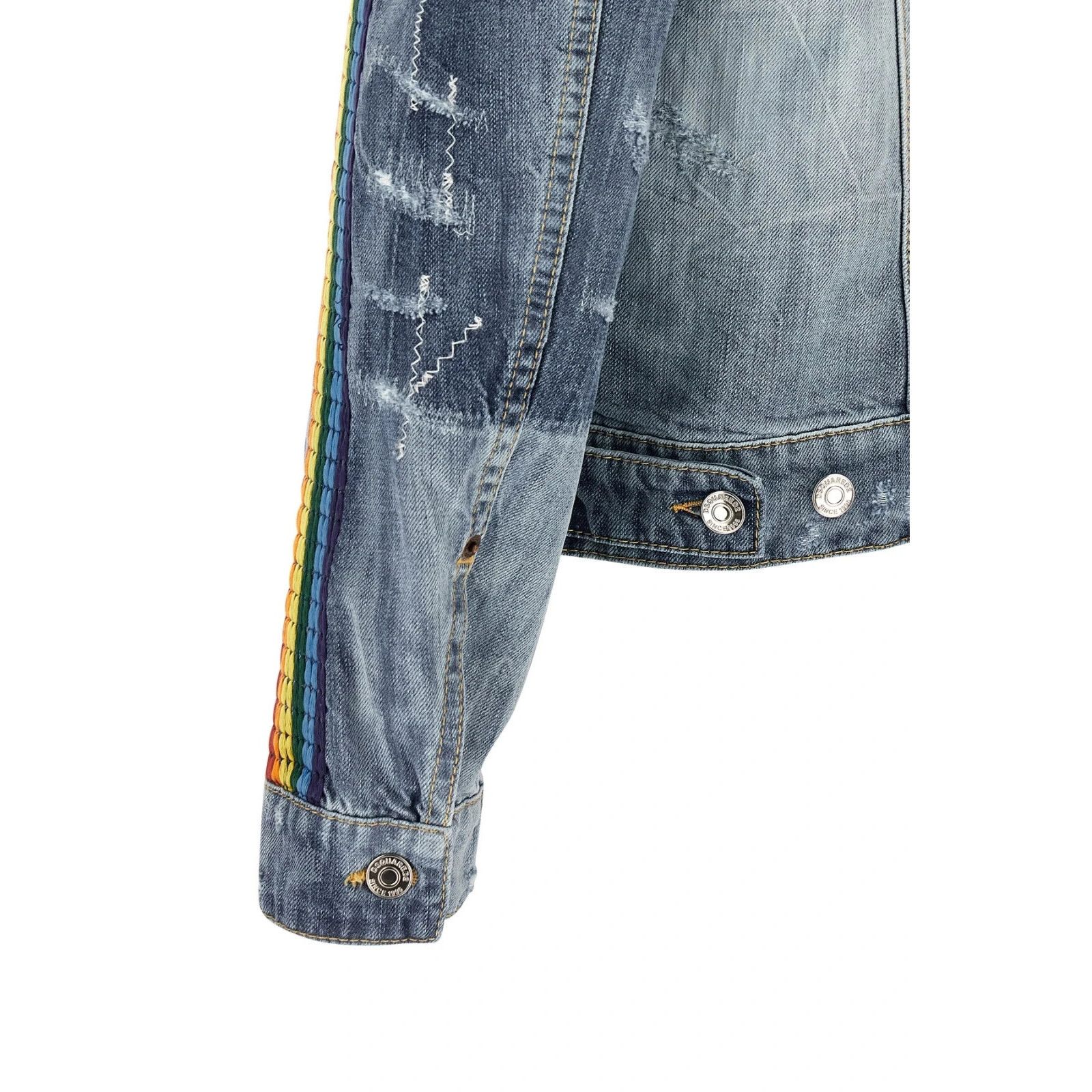 Dsquared2 DSQUARED2 La Jean Blue Denim Jacket New & Authentic (Men's s Size US M / EU 48-50 / 2 - 4 Thumbnail