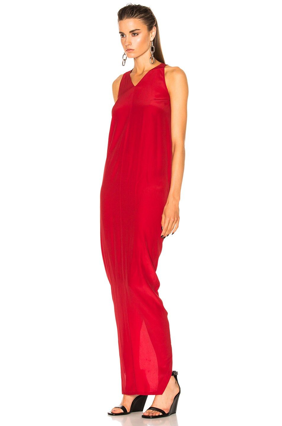 Rick Owens Rick Owens Moody Tank Gown in Red Size M / US 6-8 / IT 42-44 - 1 Thumbnail