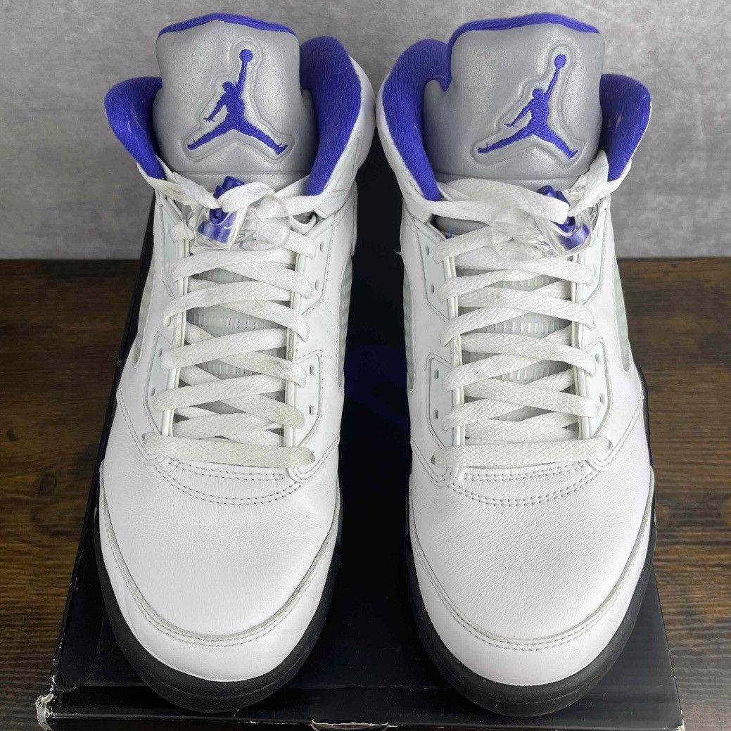 Jordan Brand Jordan 5 Dark Concord 2022 DD0587-141 White Purple Men’s OG Size US 10 / EU 43 - 6 Thumbnail