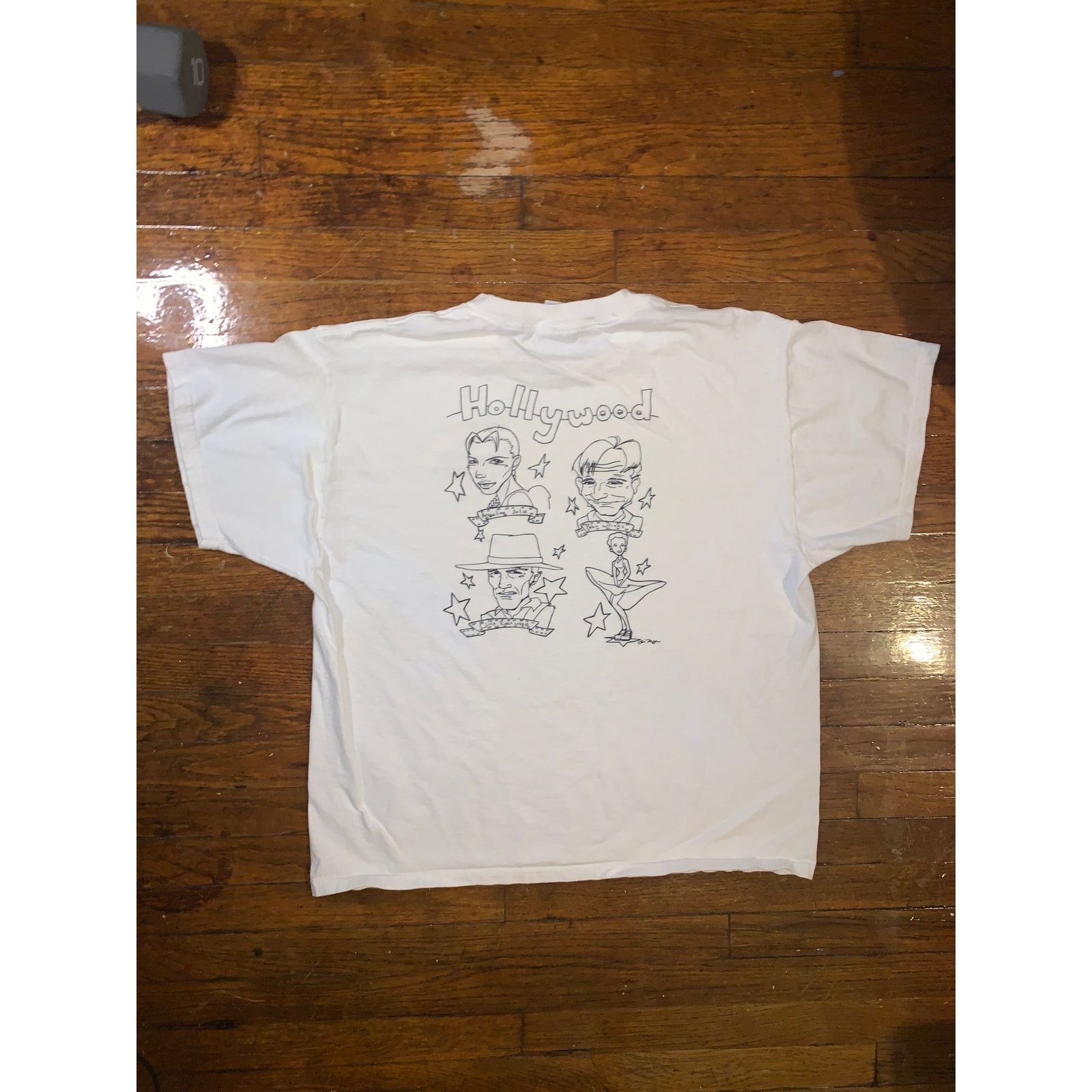 Other × Vintage Vintage 2003 Prom T Shirt Hollywood Theme White XL School Size US XL / EU 56 / 4 - 7 Thumbnail