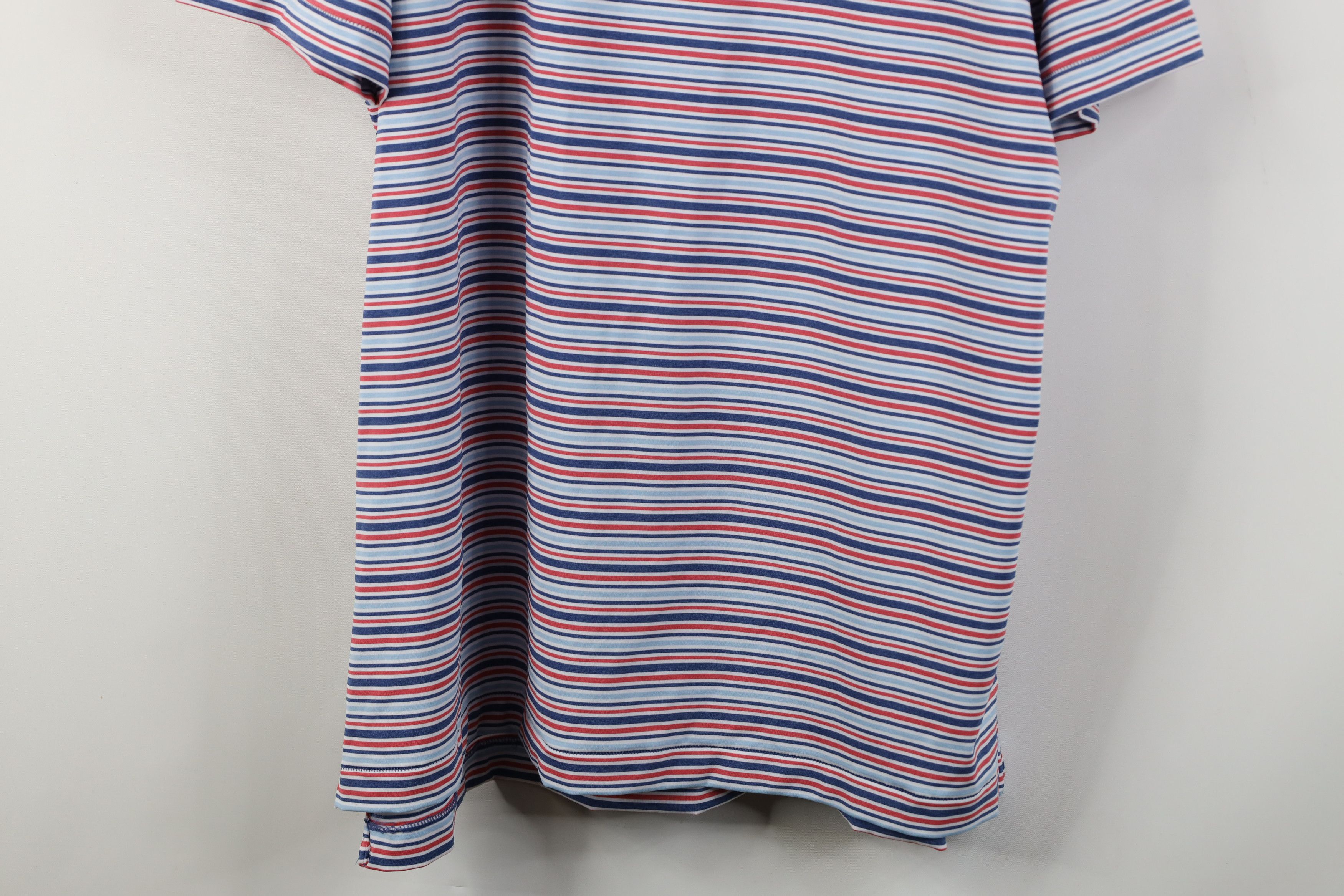 Peter Millar Peter Millar Summer Comfort Striped Knit Golf Polo Shirt Size US XL / EU 56 / 4 - 3 Thumbnail