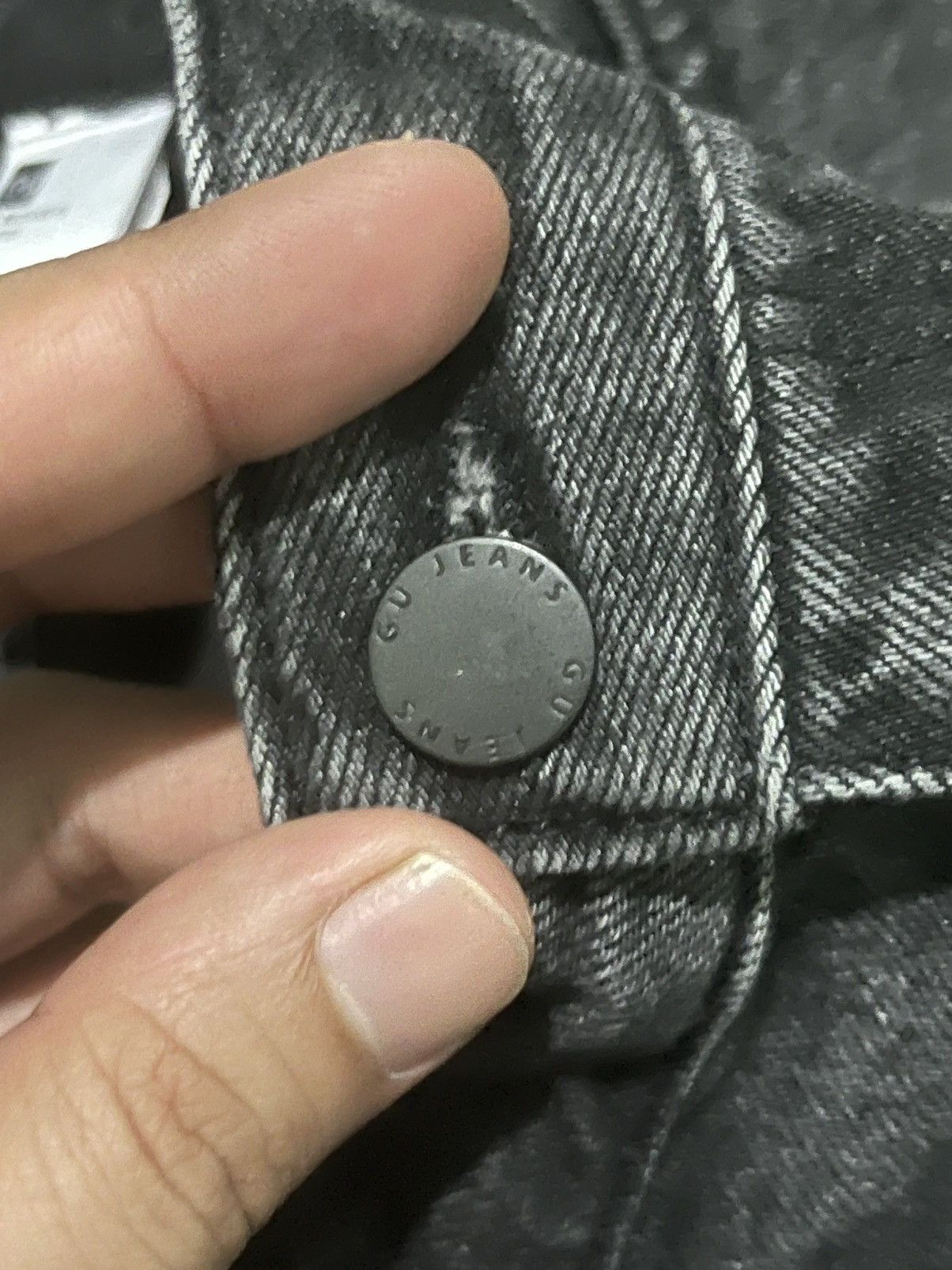 Japanese Brand ⚡️Crazy⚡️Vintage Japanese Brand Trash Black Wash Barrel Jeans Size US 31 - 7 Thumbnail