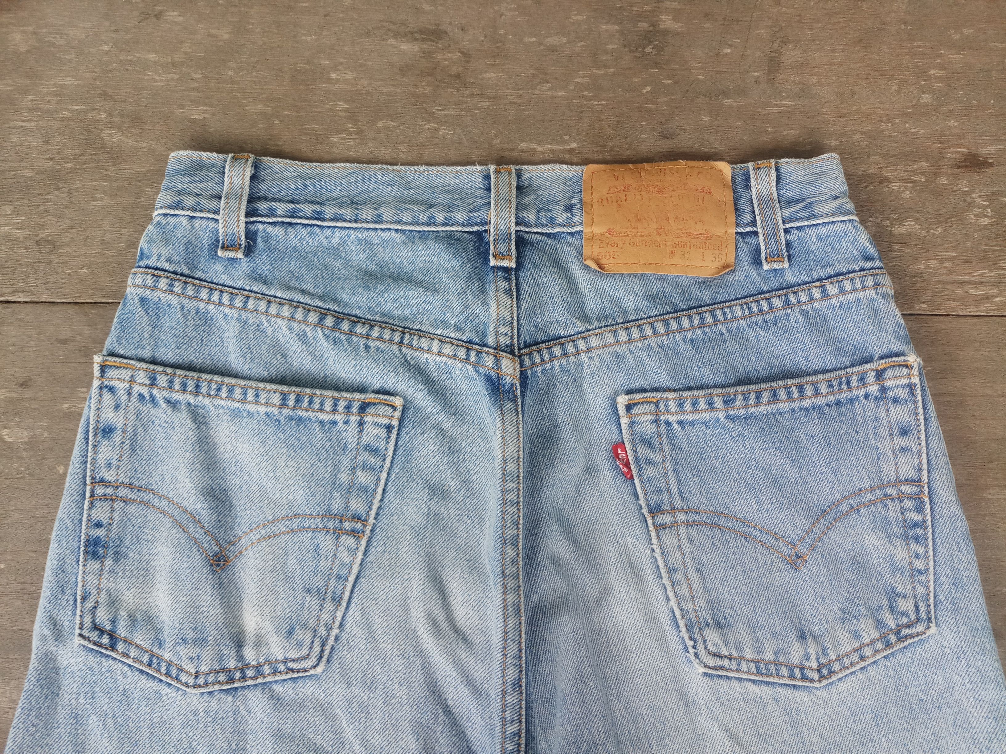 Levi's Vintage levis 505 W30 L36,levis denim ,retro Size US 30 / EU 46 - 7 Thumbnail