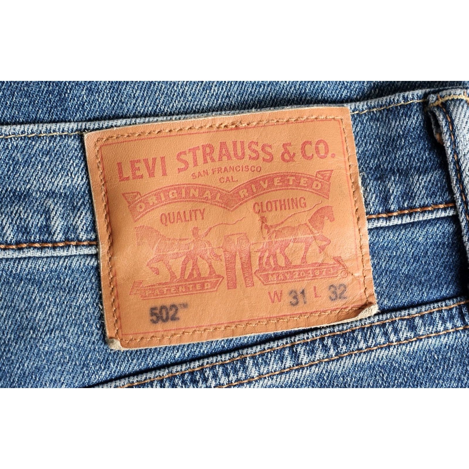 Levi's VINTAGE Levi’s 502 Jeans Men Size W31 L32 Tapered Stretch DZ7445 Size US 31 - 4 Thumbnail