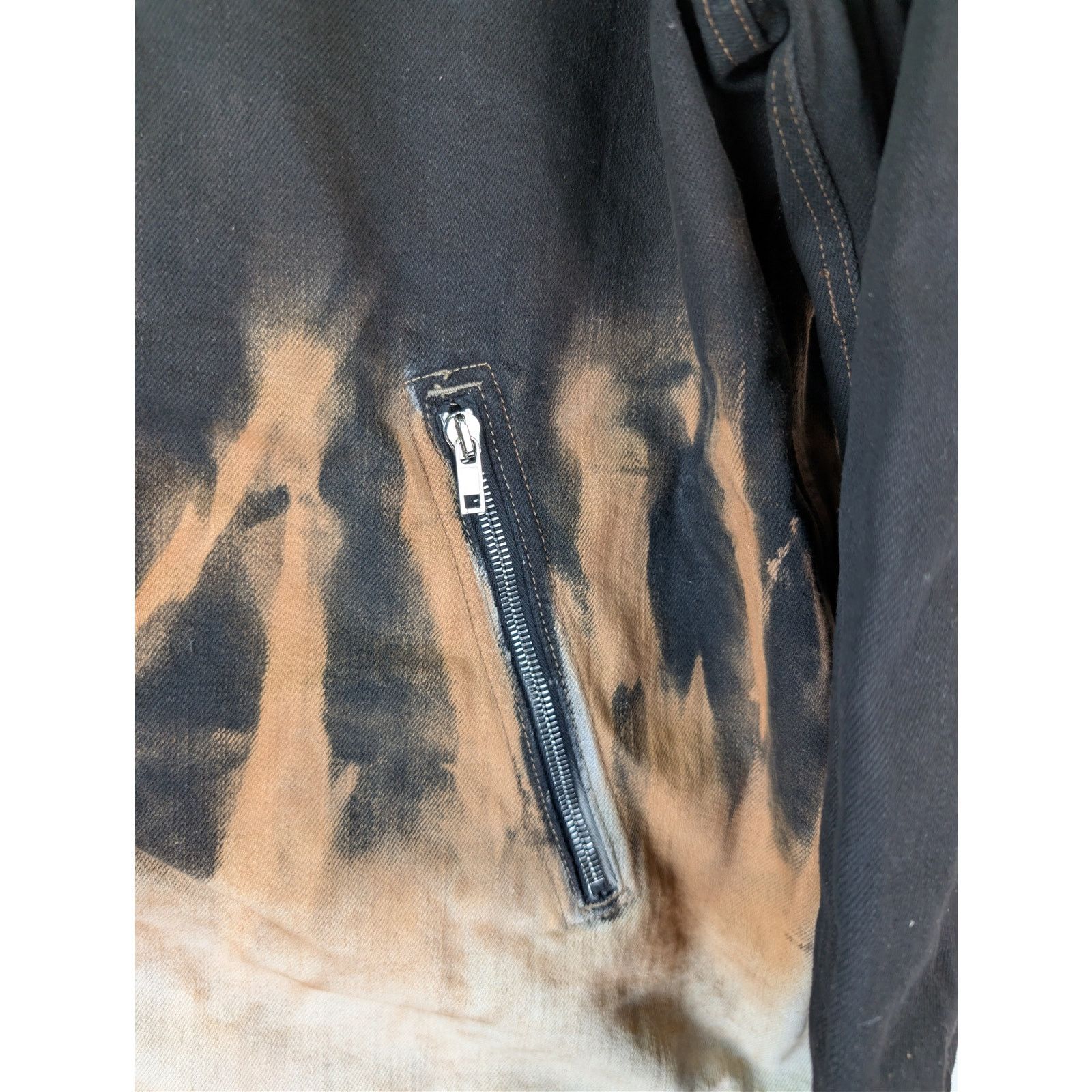 Rick Owens Drkshdw o1rshd1 Zip Front Jacket in Black/Terra Size US L / EU 52-54 / 3 - 6 Thumbnail