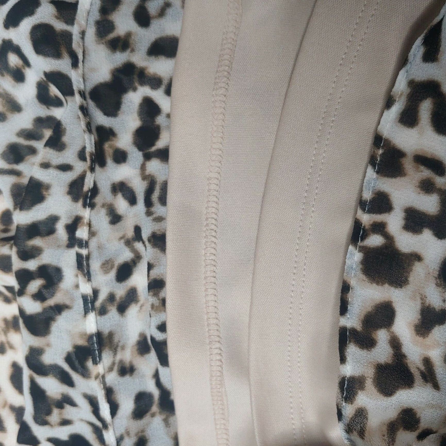 Calvin Klein Calvin Klein Shift Dress Sleeveless Leopard Print 6 Beige/Brown Womens Vintage No (if needed) Size M / US 6-8 / IT 42-44 - 6 Thumbnail