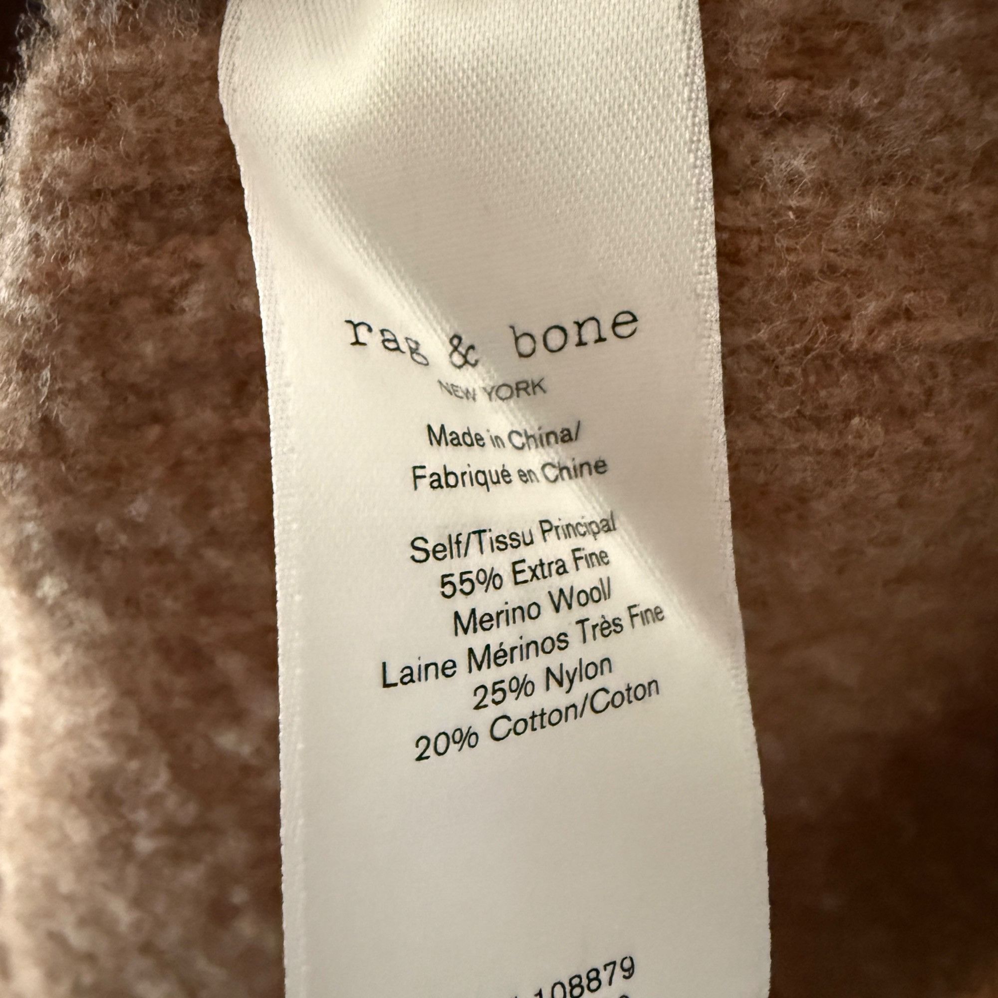 Rag & Bone Rag & Bone Cropped Tan Wool Blend Sweater XS Size XS / US 0-2 / IT 36-38 - 5 Thumbnail