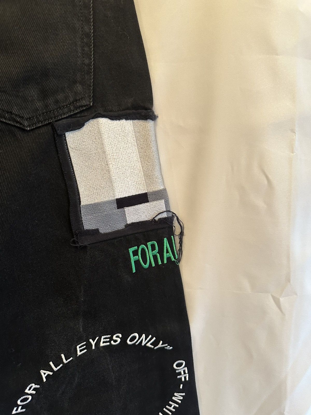 Off-White Off-White Black Denim Pants Size US 32 / EU 48 - 9 Thumbnail