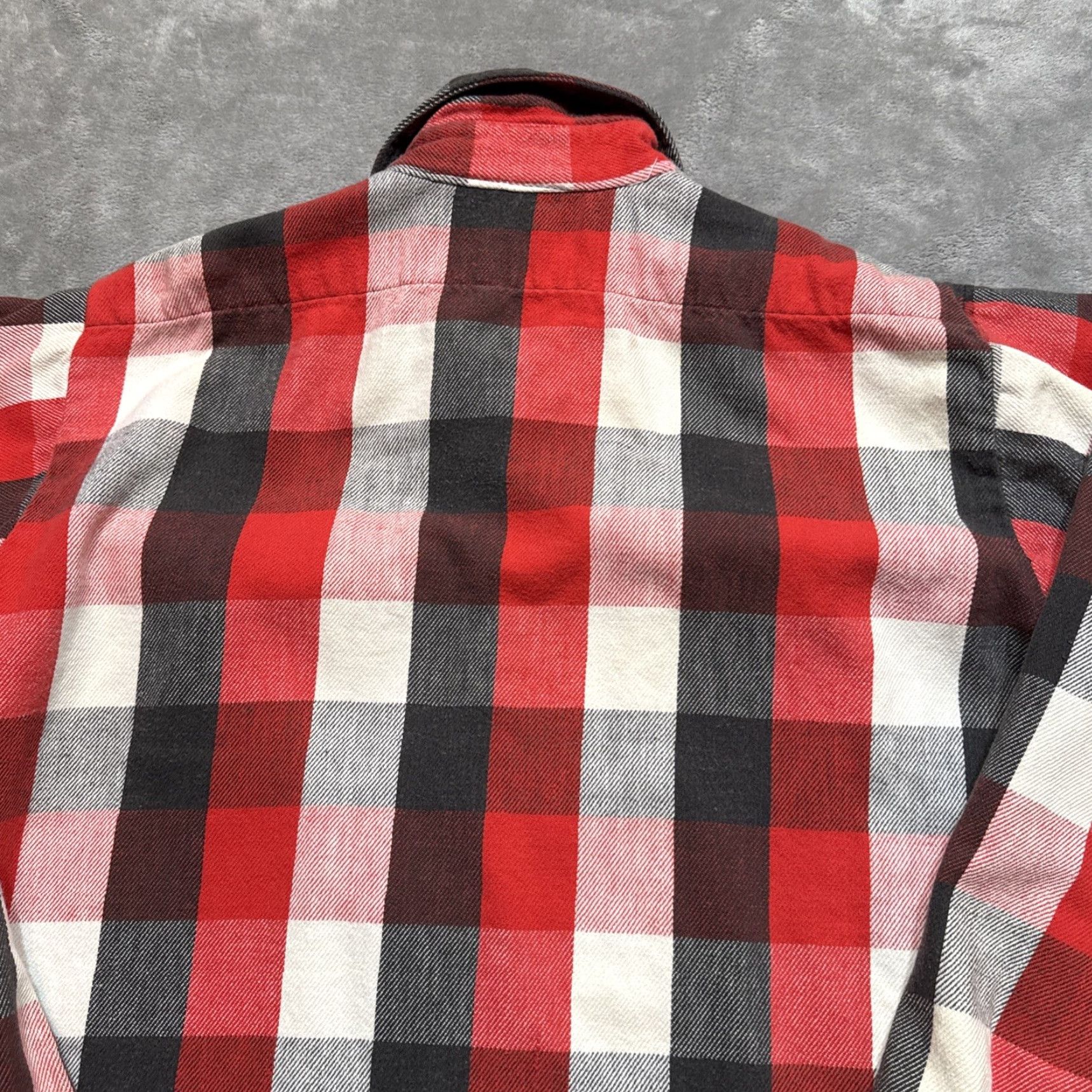 Vintage VINTAGE Five Brothers Shirt Men's L Red Plaid Flannel Cotton Tallman USA Made Size US L / EU 52-54 / 3 - 7 Thumbnail