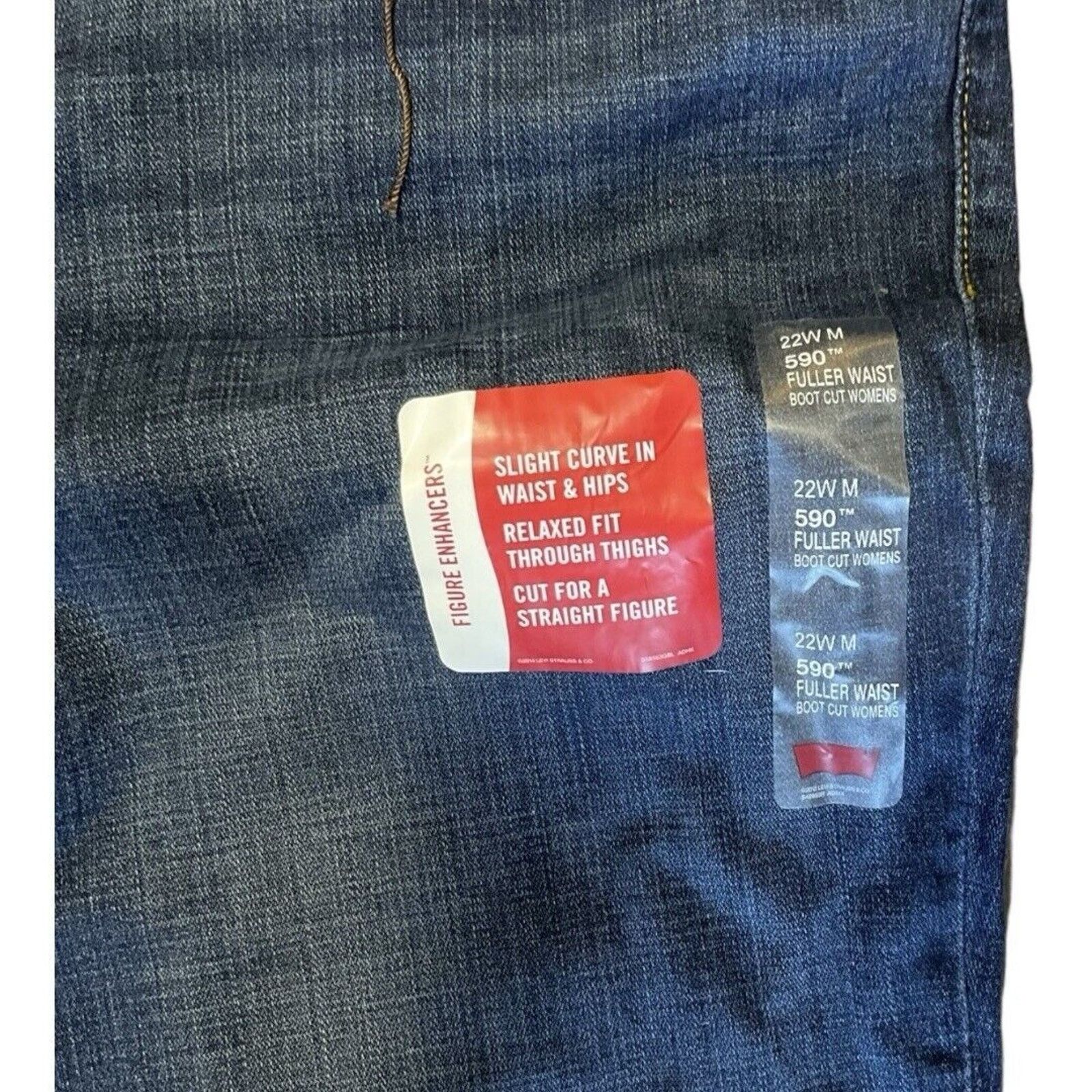 Levi's Levis 590 Fuller Waist Boot Cut Jeans NWT Size 40" / US 18 - 3 Thumbnail