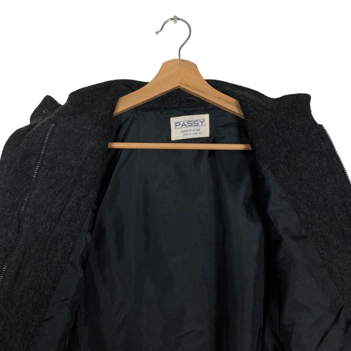 Japanese Brand 🔥Wool Bomber Jacket Passy Issey Miyake Made in Japan Size US M / EU 48-50 / 2 - 11 Thumbnail