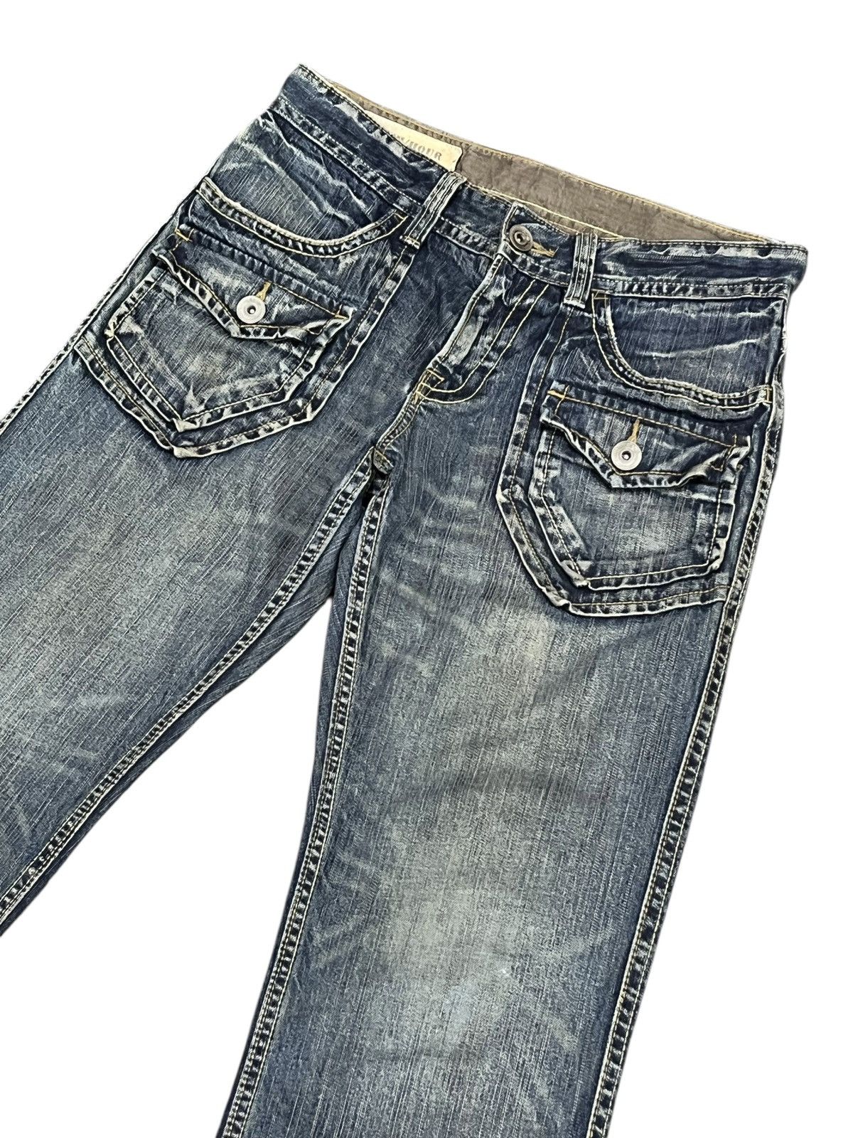 Japanese Brand 🔥Vintage Bush Pants Distressed Rusty Denim Japanese Brand Size US 31 - 3 Thumbnail