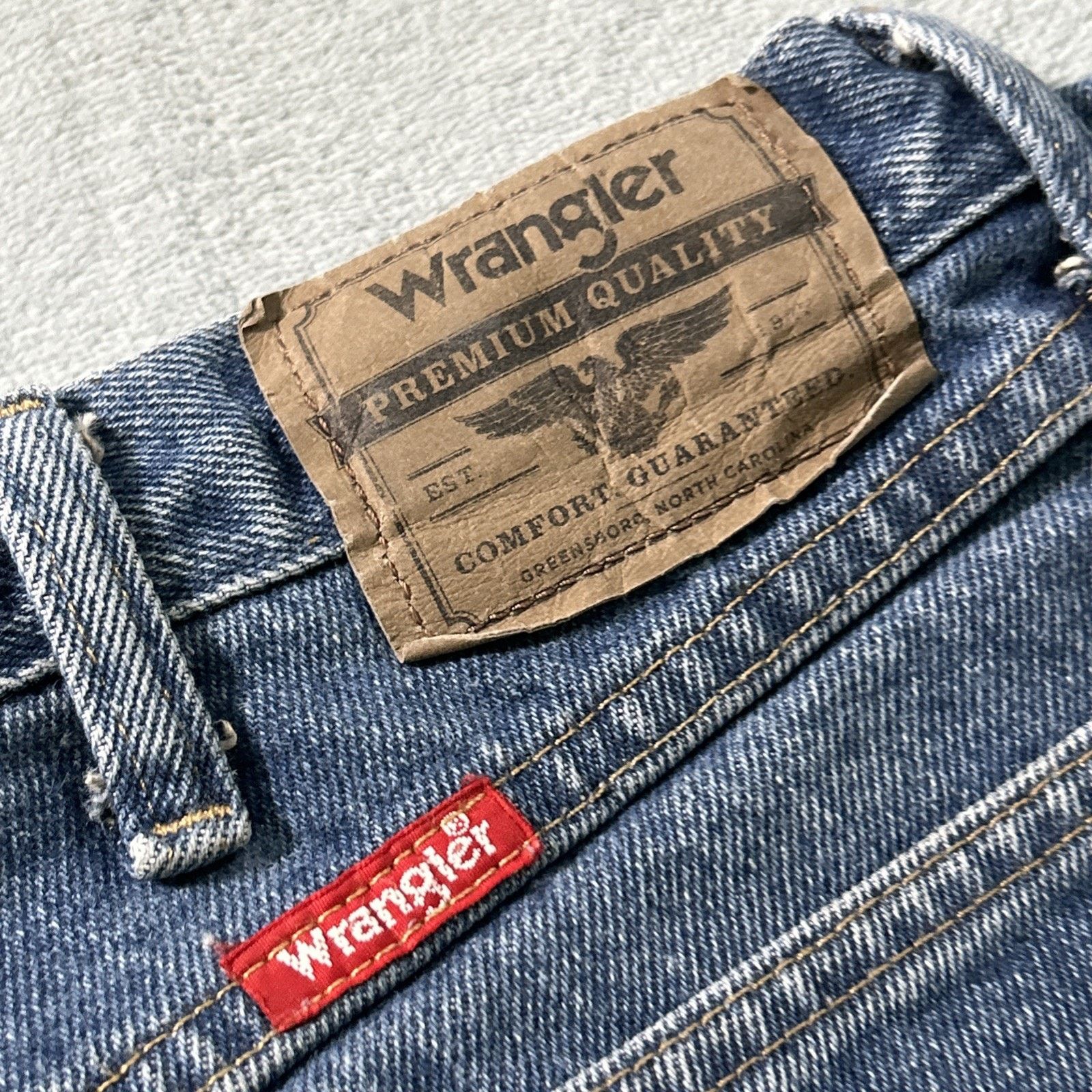 Wrangler Wrangler Loose Baggy Straight Jeans Mens 34x34 Wide Hamilton Size US 34 / EU 50 - 5 Thumbnail