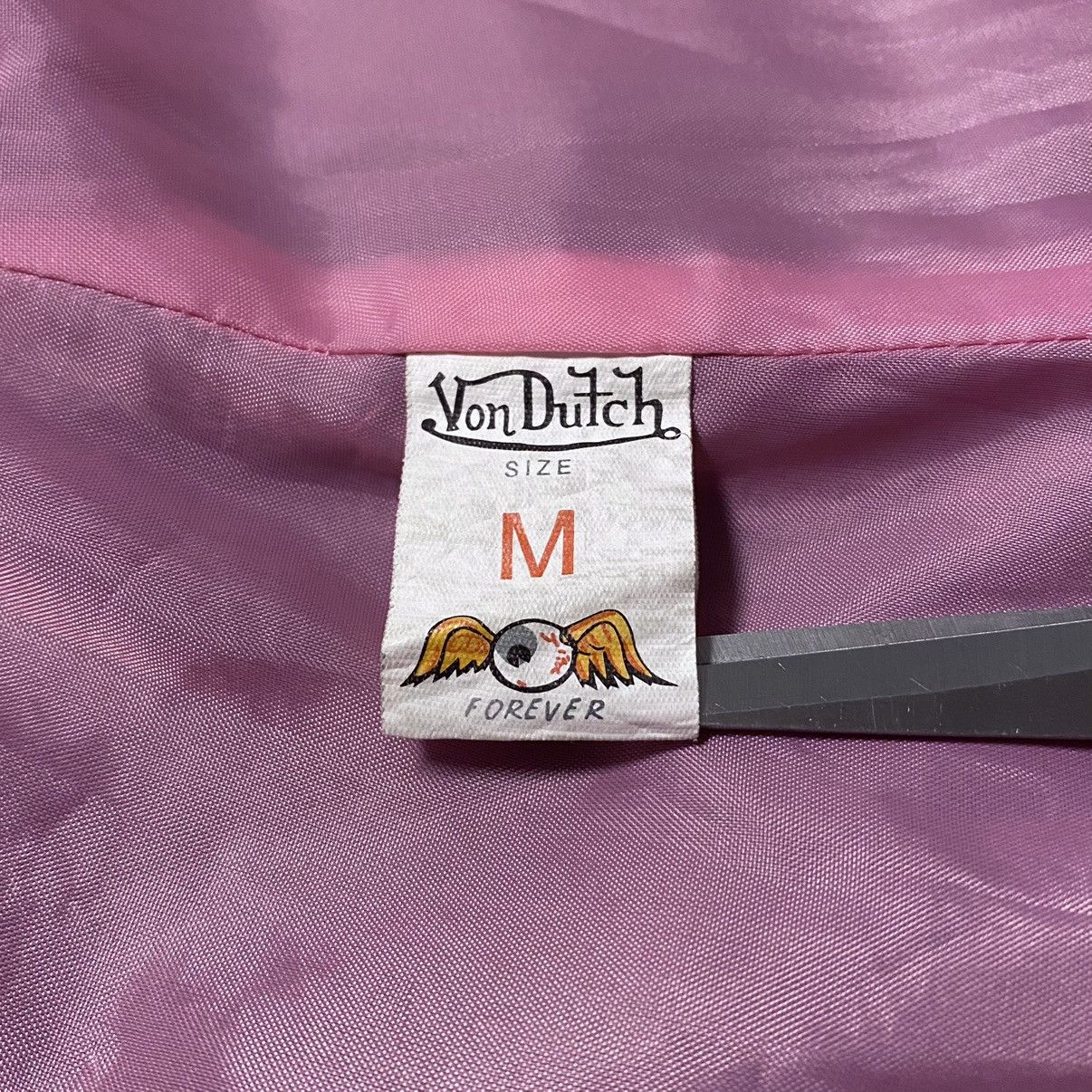 Von Dutch Vtg Von Dutch Patchwork Big Logo Embroidery Jacket Blazer Size M / US 6-8 / IT 42-44 - 23 Thumbnail