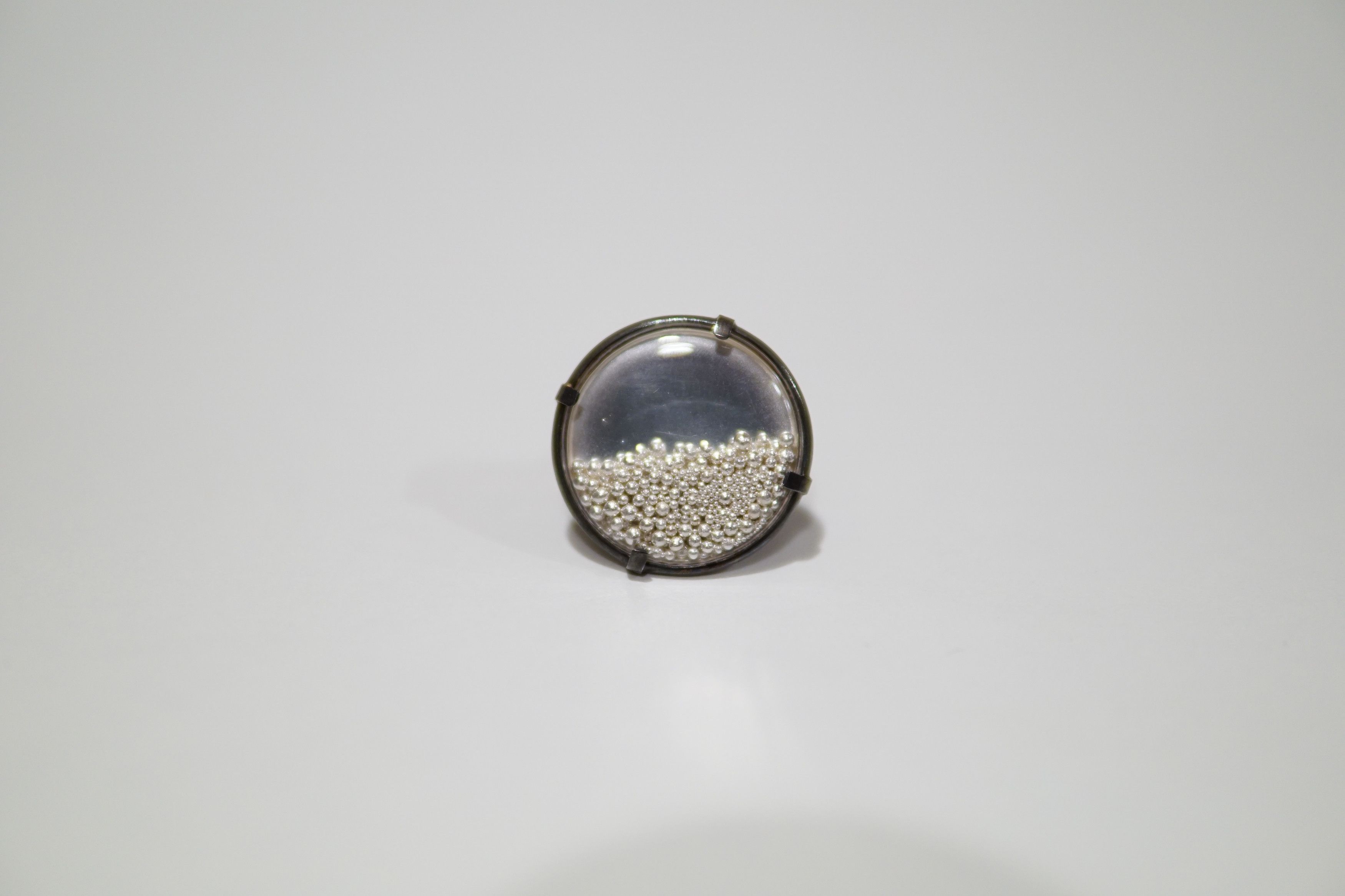 Ann Demeulemeester FW16 Transparent Silver Ring Size ONE SIZE - 1 Thumbnail
