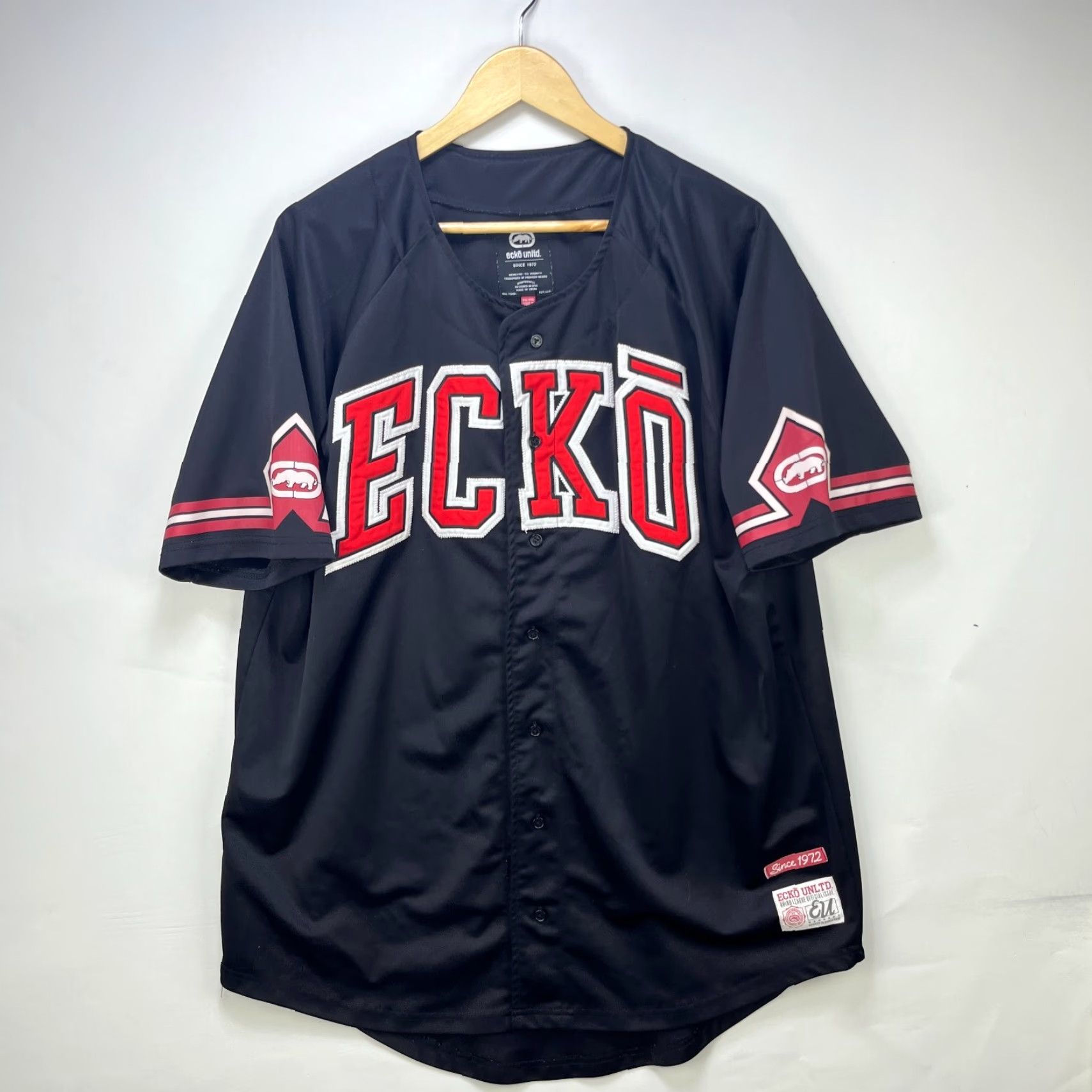 Ecko Unltd. VINTAGE Ecko UNLTD Baseball Stitched Jersey Shirt 2XL baggy Hip Hop Size US XXL / EU 58 / 5 - 2 Thumbnail