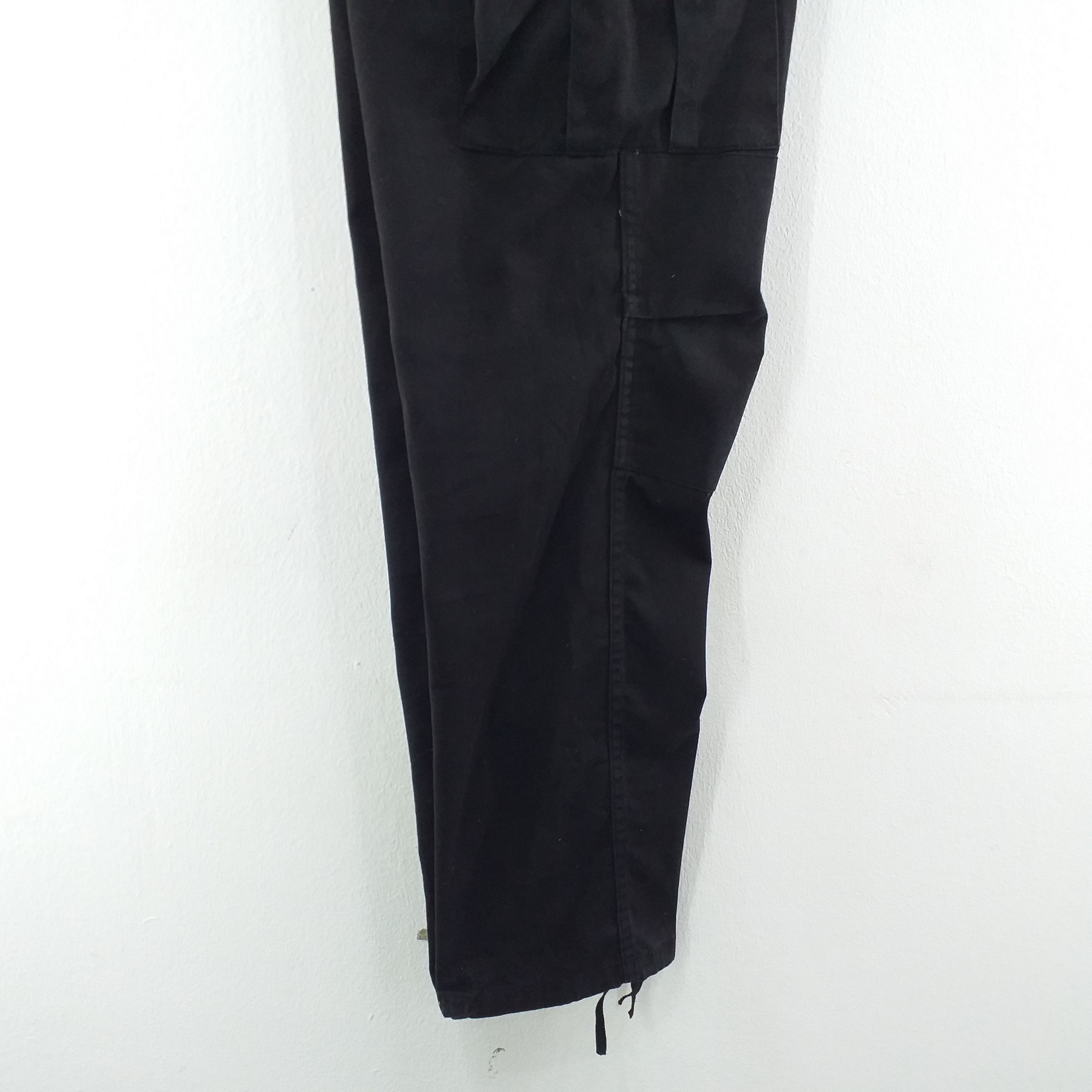 Japanese Brand Black Cargo Multi Pocket Pants -CP052 Size US 31 - 10 Thumbnail