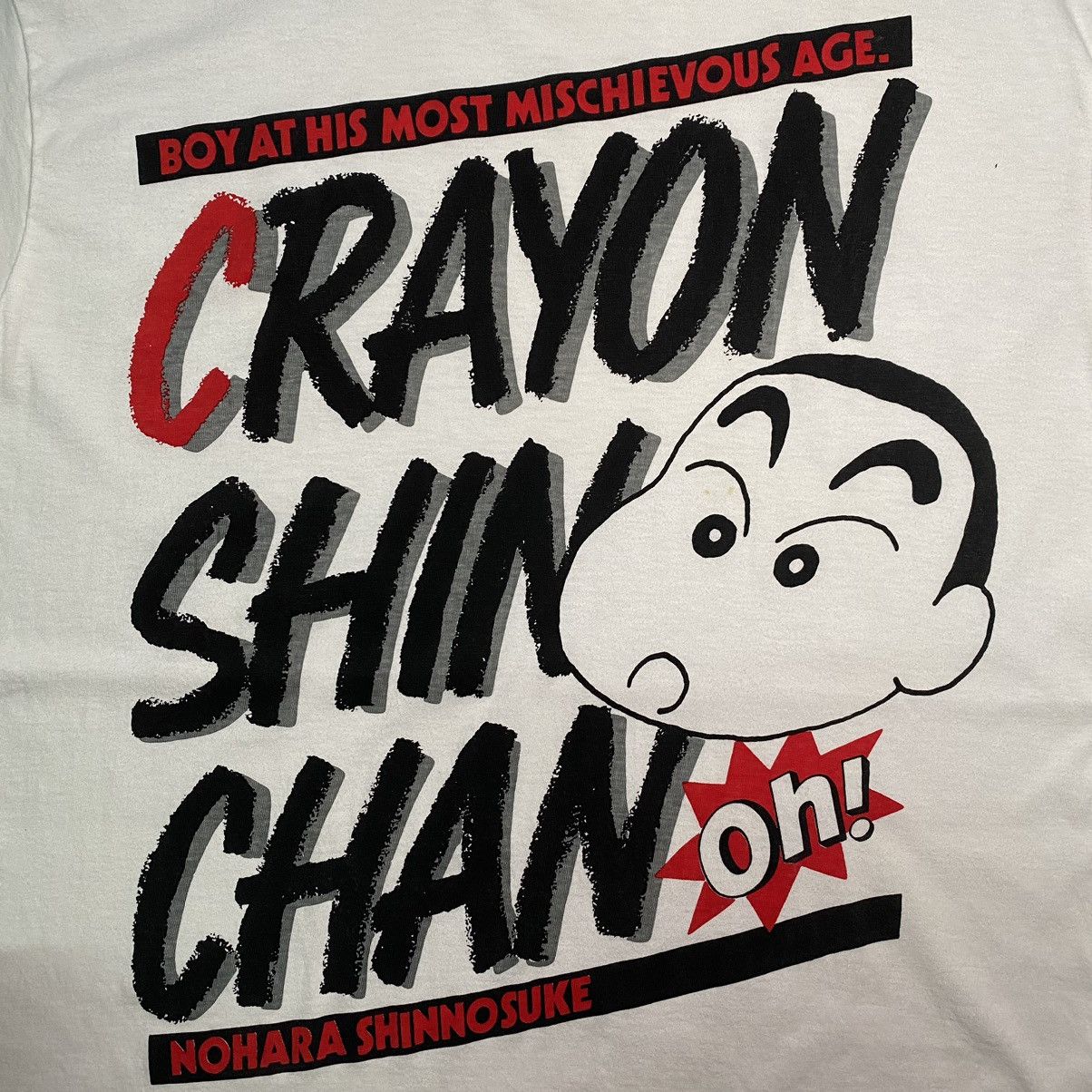 VINTAGE 90’s CRAYON SHIN CHAN NOHARA SHINNOSUKE T SHIRT
