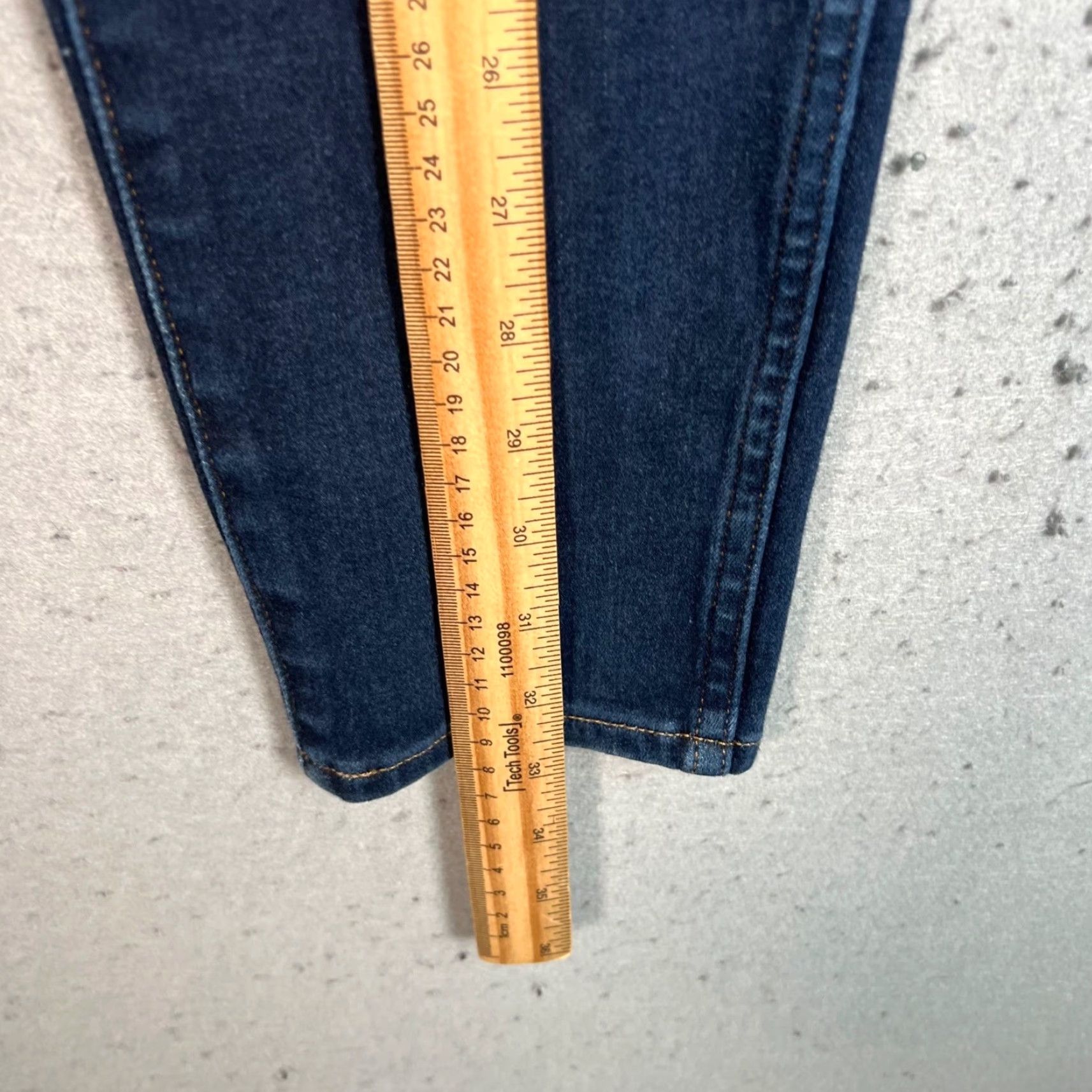 Madewell Madewell Roadtripper Jeans Denim Womens Size 28P High-Rise Dark Wash 5-Pocket Jegging Blue Denim Jeans Womens Size 28" / US 6 / IT 42 - 6 Thumbnail