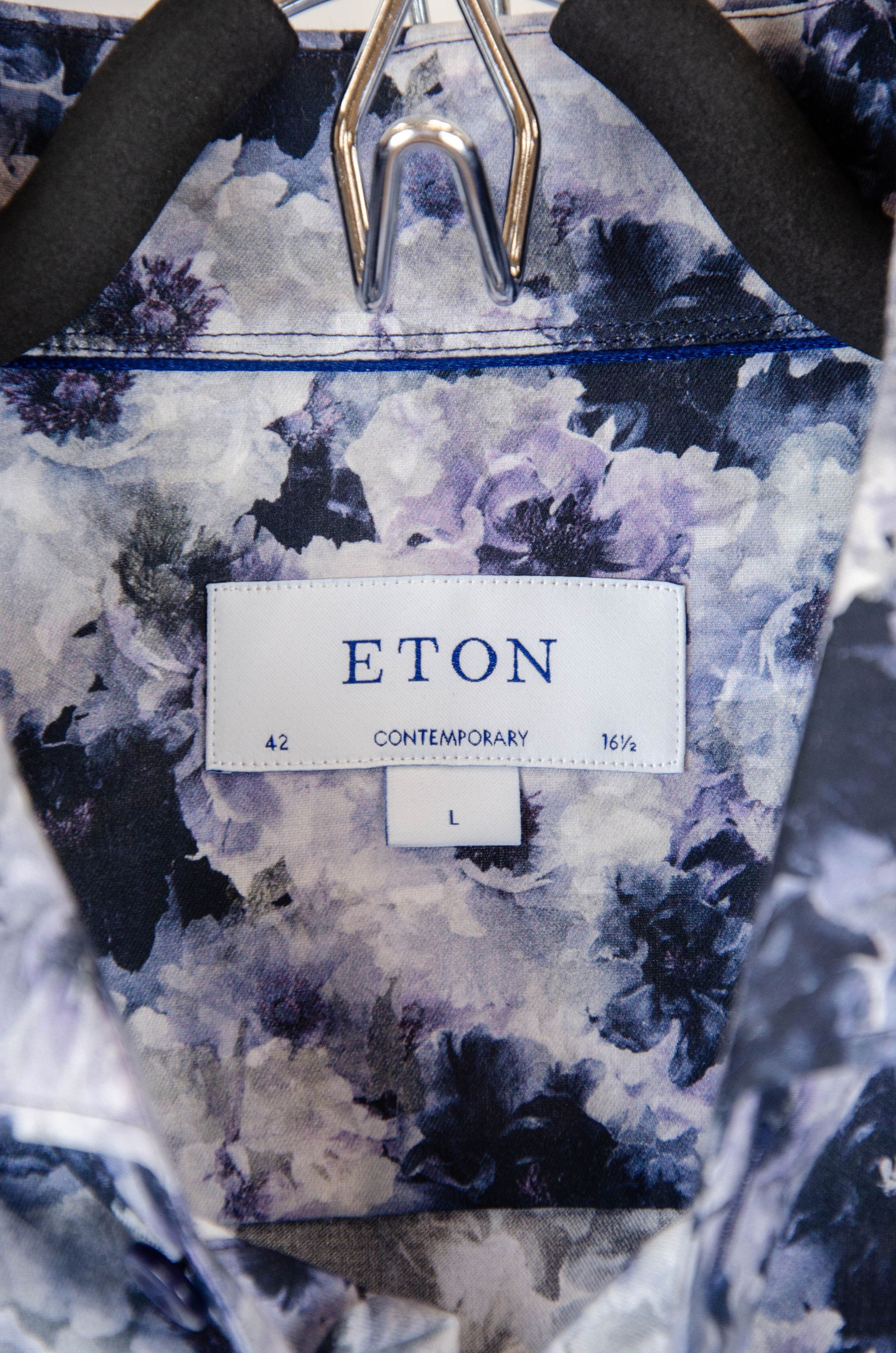 Etro ETON Floral Cotton Lyocell Shirt – Size L Size 42L - 8 Thumbnail