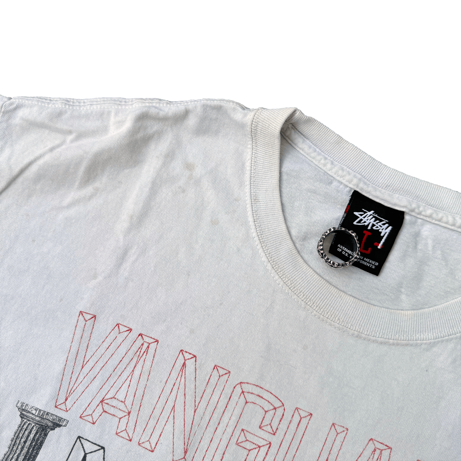 Stussy 2006 Stussy Milano 5 Year Anniversary Vanguard Limited Tee Size US L / EU 52-54 / 3 - 9 Thumbnail
