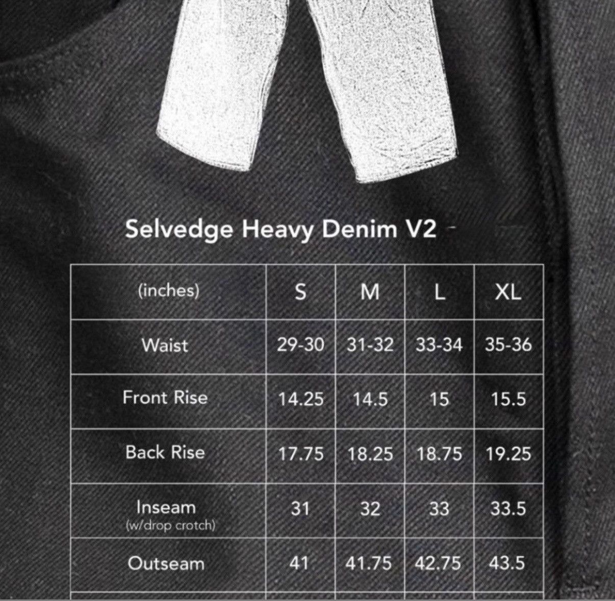K-Two Studios K-Two 14.5oz Selvedge Heavy Denim V2 Jeans - Indigo Size US 31 - 8 Thumbnail