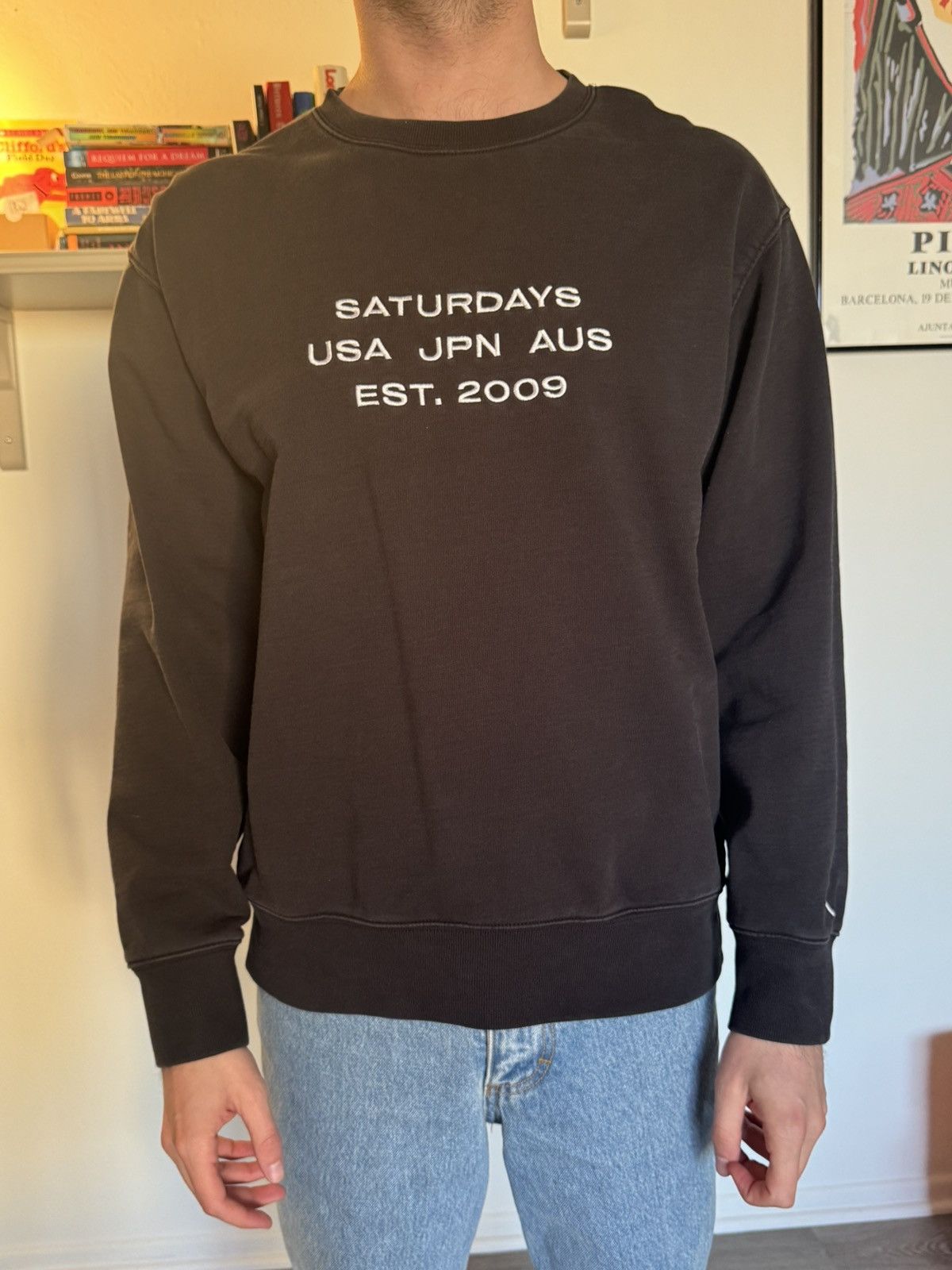Saturdays NYC Saturdays NYC Embroidered Slash Sweatshirt Size US L / EU 52-54 / 3 - 1 Thumbnail