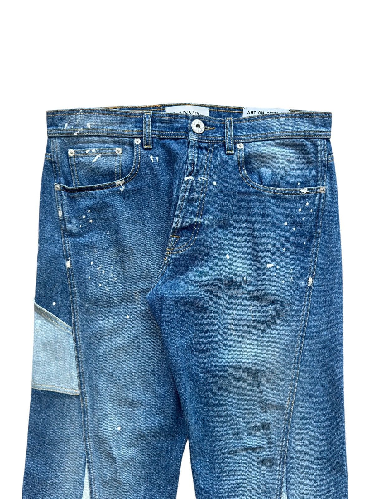 Gallery Dept. × Lanvin Gallery Dept Lanvin Flared Painter Denim Jeans Size US 32 / EU 48 - 4 Thumbnail