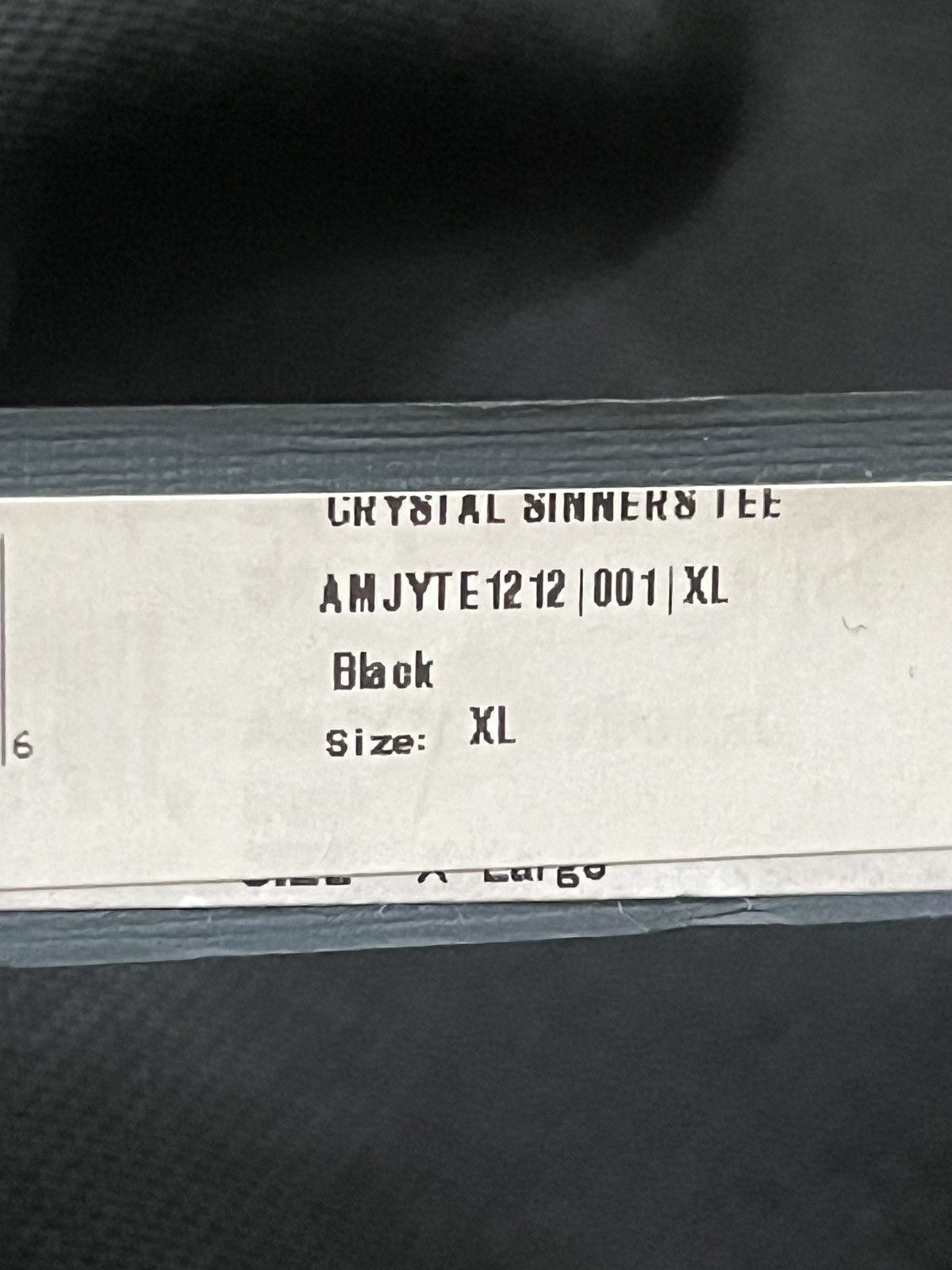 Amiri Amiri Crystal Sinners Tee Sz XL Size US XL / EU 56 / 4 - 14 Thumbnail