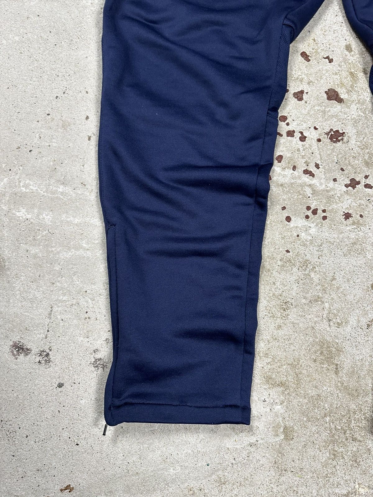 Nike × Vintage Vintage Y2K Nike Navy Track Pants Swoosh Size US 34 / EU 50 - 3 Thumbnail