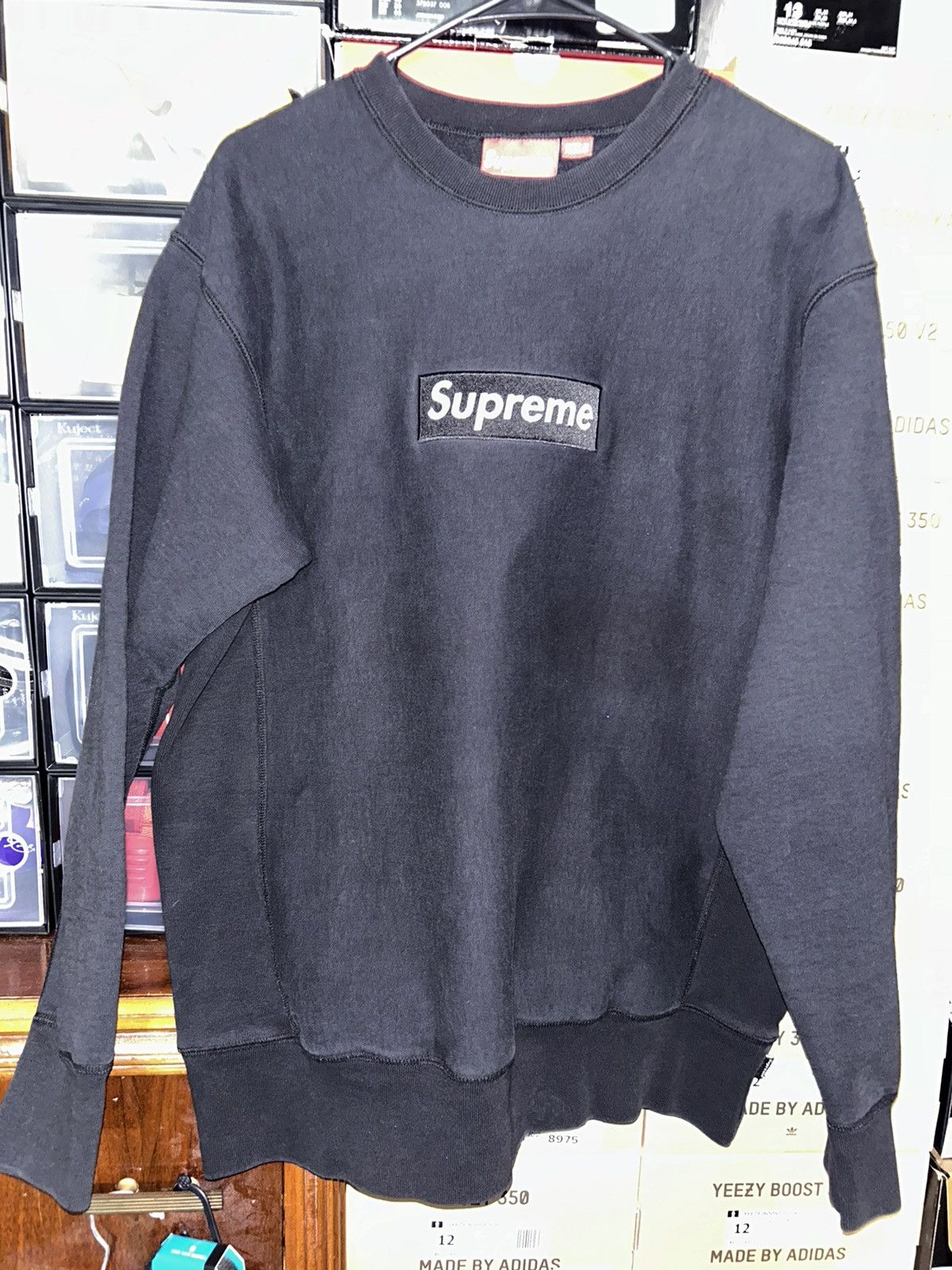 Supreme Supreme Quilt Stitch Sweater Black Size Large | Grailed