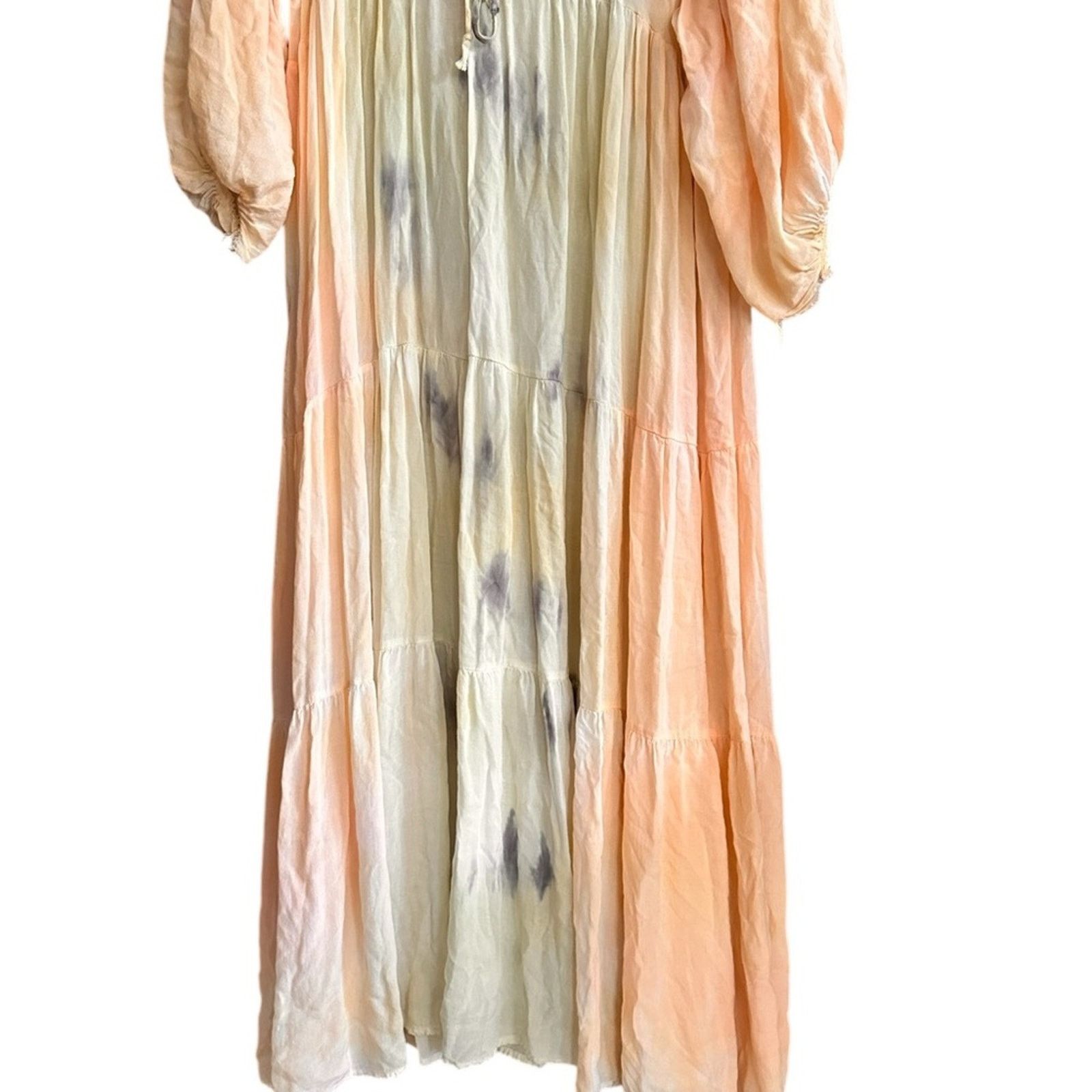 Young Fabulous & Broke Young Fabulous & Broke Dawn Maxi Dress – Buttercup Tie Dye Size S / US 4 / IT 40 - 4 Thumbnail