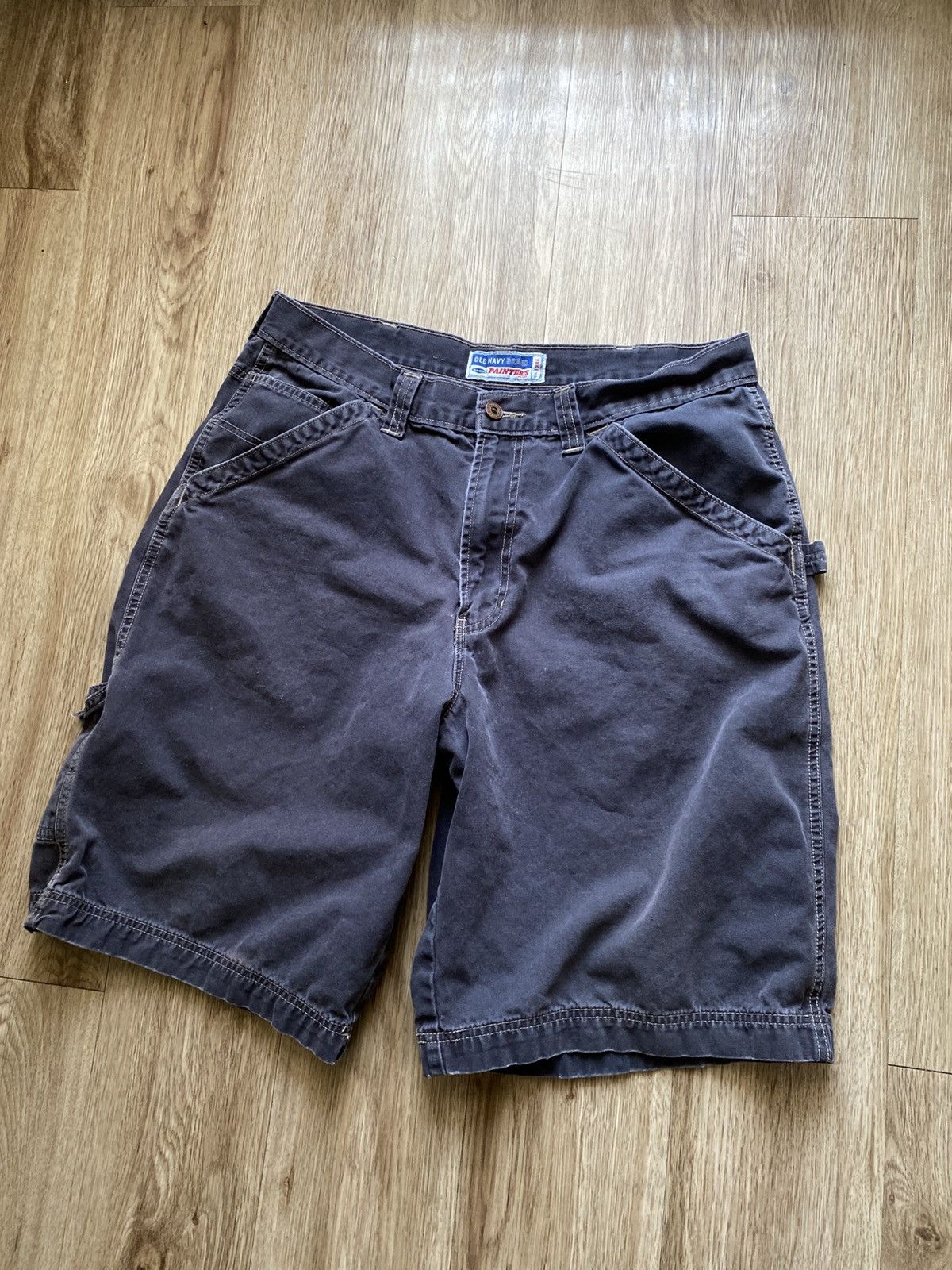 Old Navy Y2K Old Navy Baggy Carpenter Shorts Size US 34 / EU 50 - 6 Thumbnail