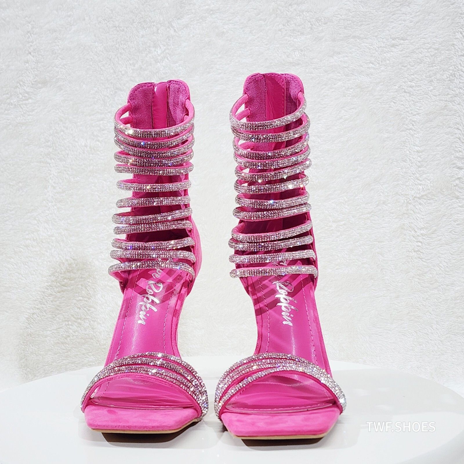 Other Sparked Closed Back Rhinestone Rope Strap Open Square Toe Ev Size US 11 / IT 41 - 3 Thumbnail