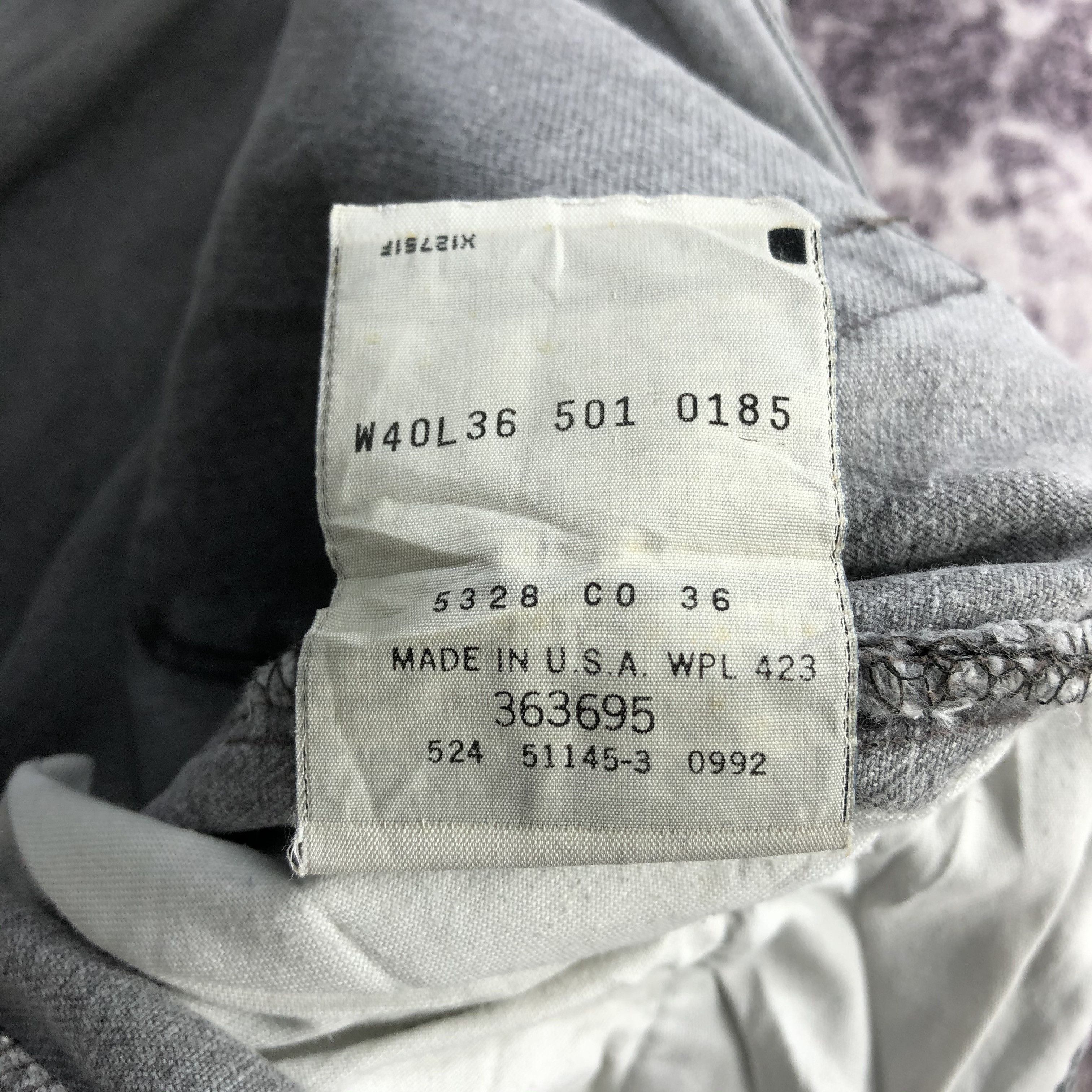 Levi's × Vintage 90s Vintage Ash Grey Levis 501 Jeans-JM2642 Size US 38 / EU 54 - 18 Thumbnail
