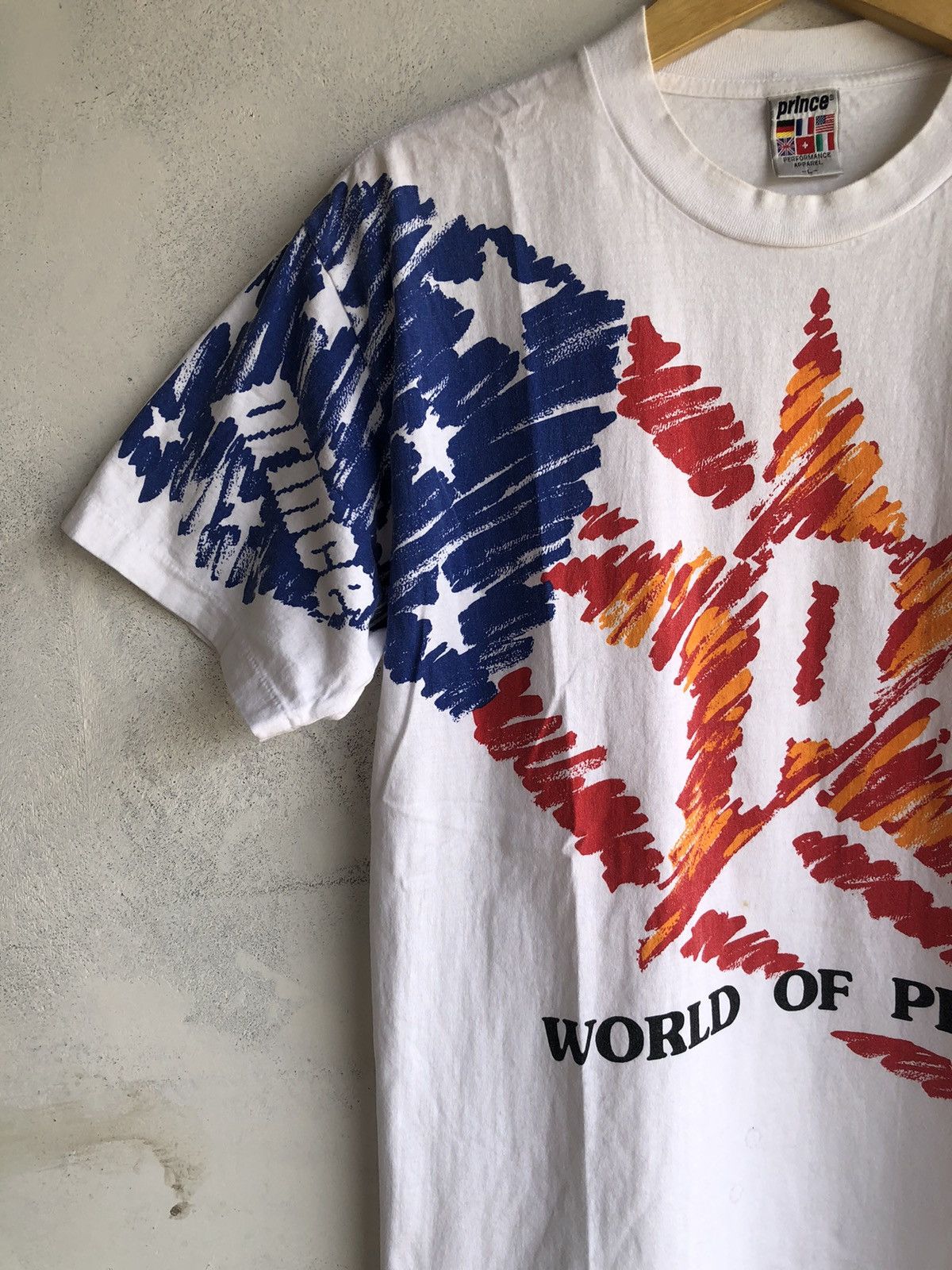 Japanese Brand × Prince PRINCE BIG LOGO PERFECT COLUOUR TSHIRT TEE Size US L / EU 52-54 / 3 - 3 Thumbnail