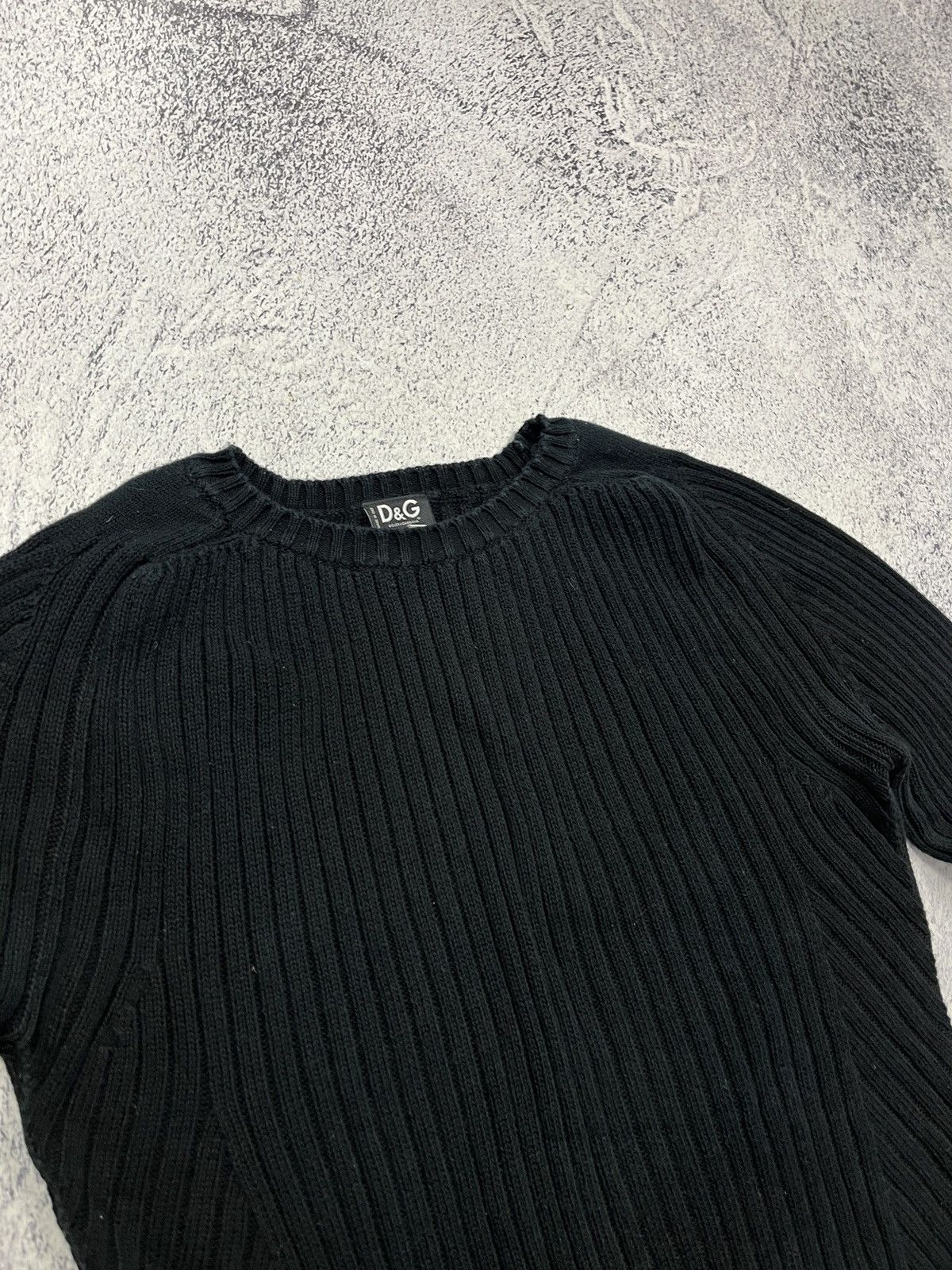 Dolce & Gabbana Dolce Gabbana Ribbed Knit Sweater Japanese Avant Garde Y2k Size US XL / EU 56 / 4 - 5 Thumbnail