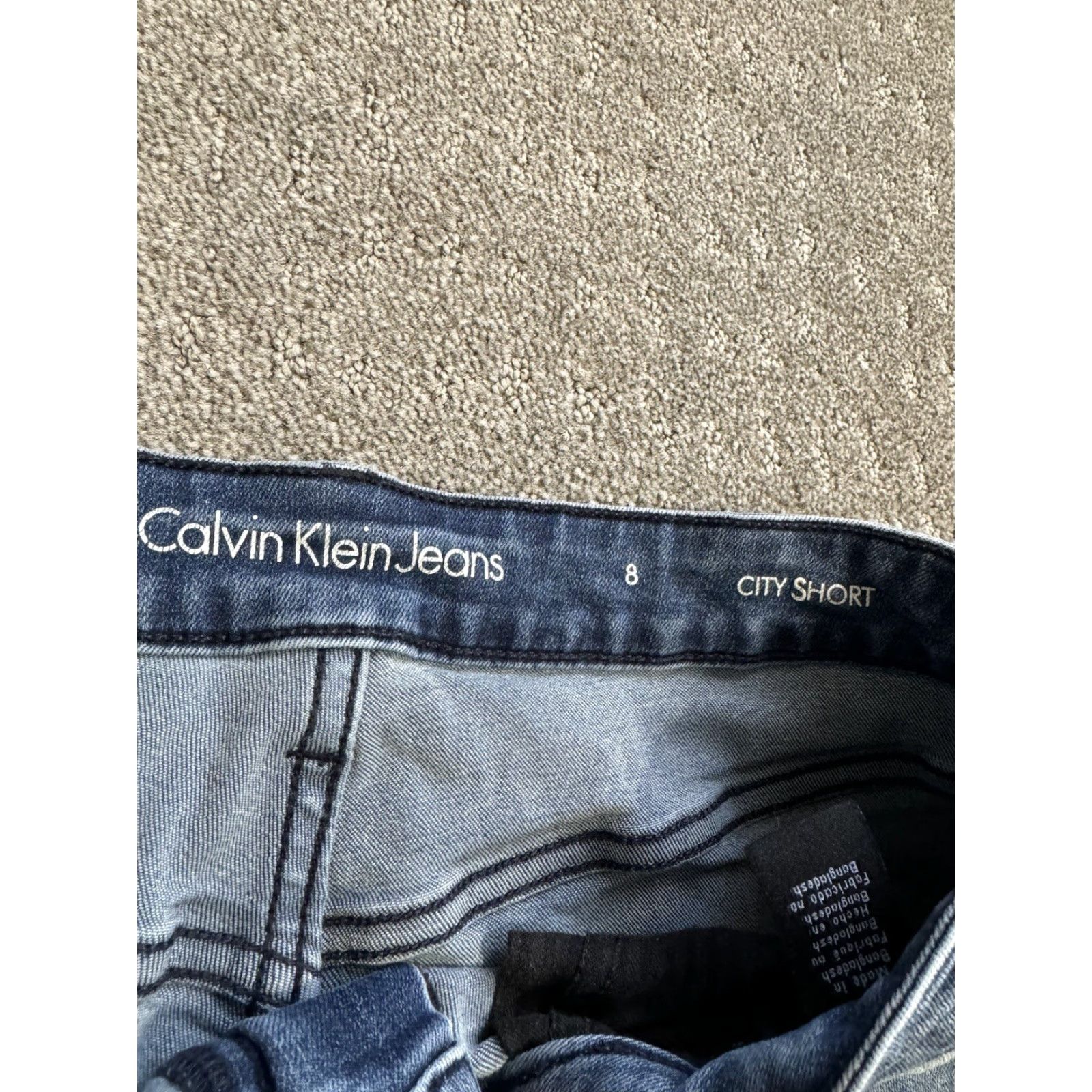 Vintage VINTAGE CALVIN KLEIN JEANS WOMEN'S Denim City Bermuda Shorts Adult Size 8 Blue Womens Size 30" / US 8 / IT 44 - 3 Thumbnail