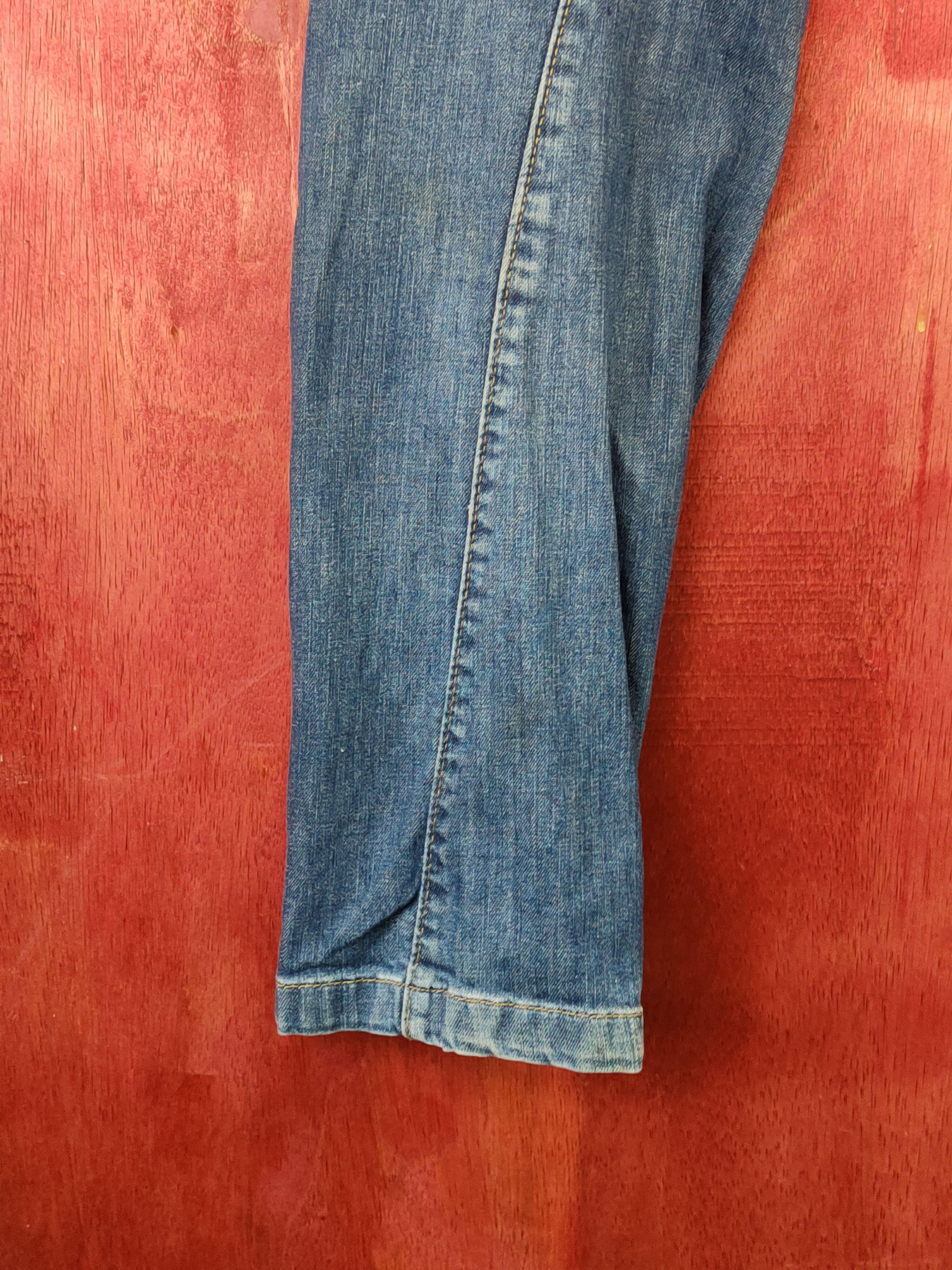 Japanese Brand × Vintage Evenriver Blue Faded Distressed Ripped Jeans #S1856 Size US 31 - 10 Thumbnail