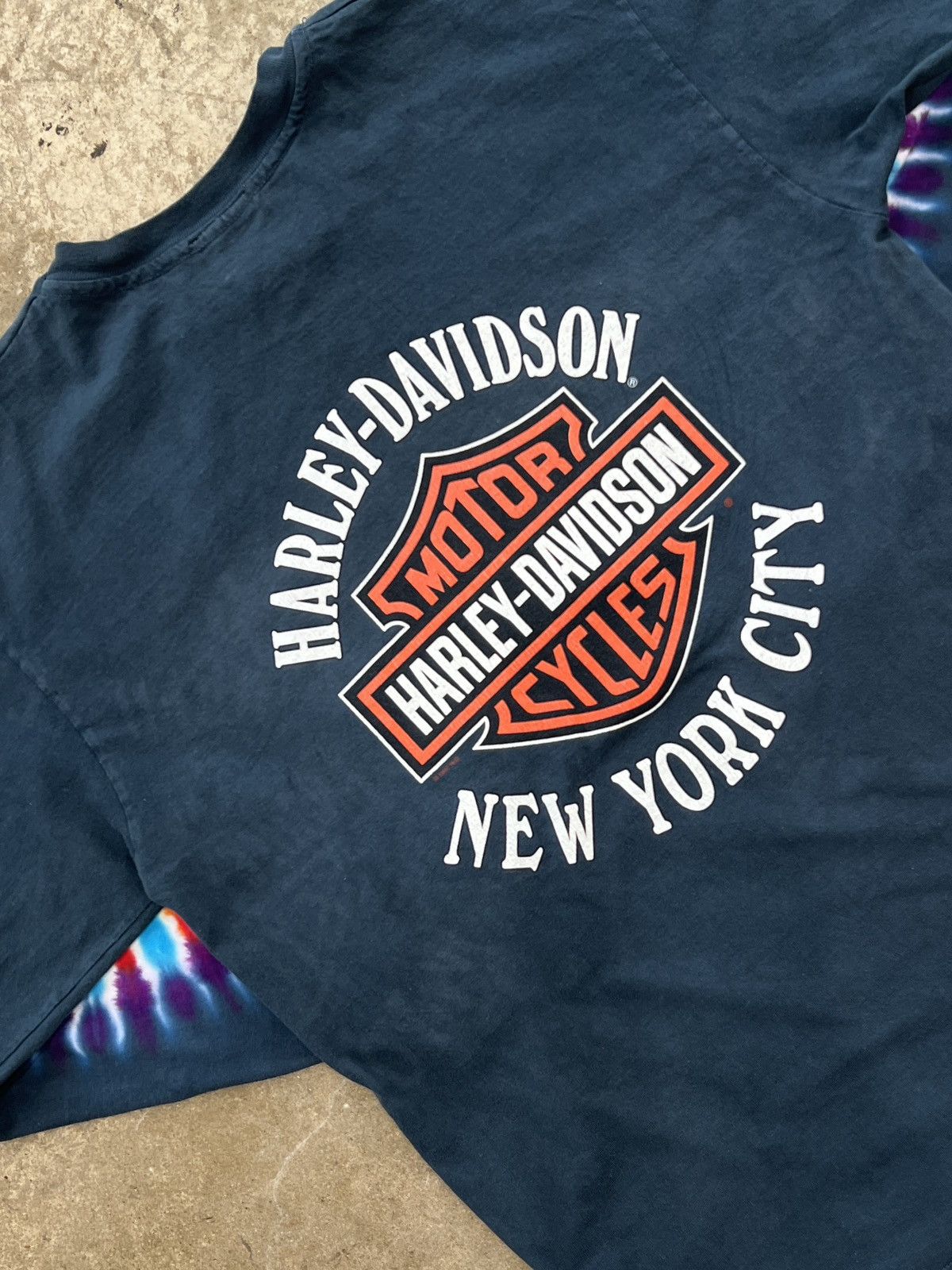 Harley Davidson Vintage 1998 USA Harley Davidson Tie Dye Long Sleeve Tee XL Size US XL / EU 56 / 4 - 3 Thumbnail