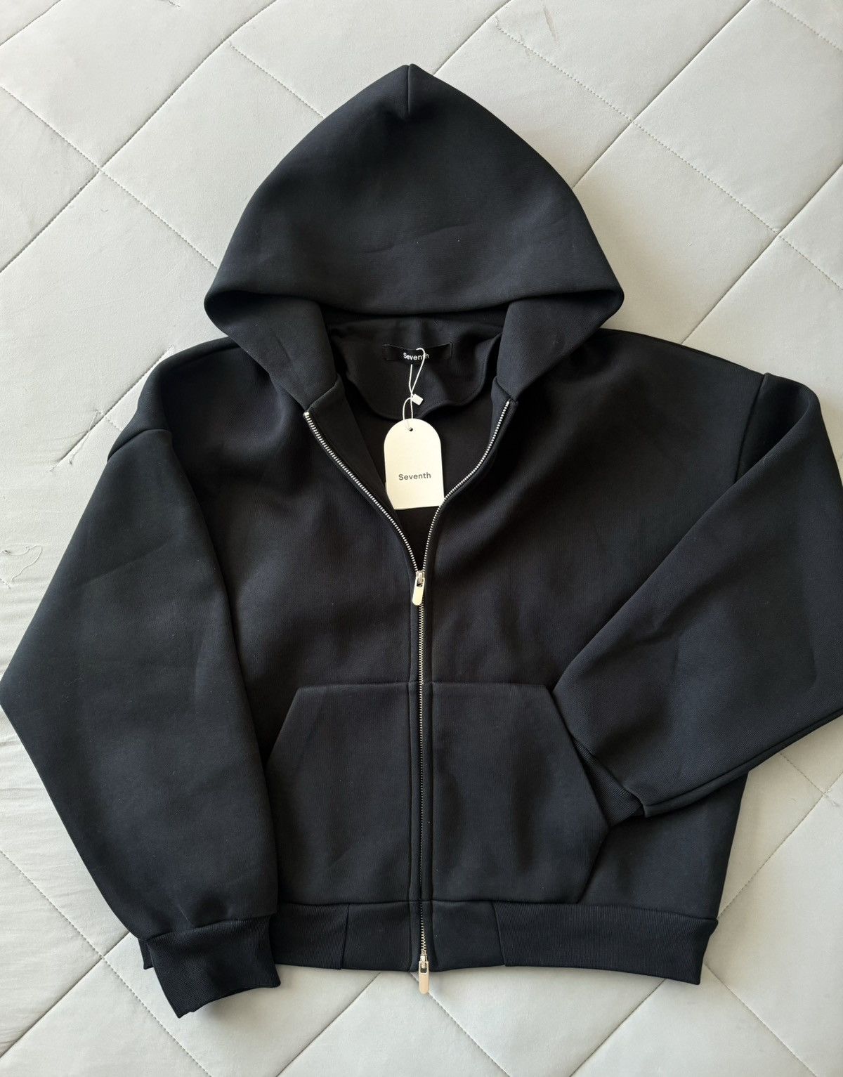 Seventh Seventh Black V2 Heavyweight Zipped Hoodie New With Tags Size US L / EU 52-54 / 3 - 1 Thumbnail