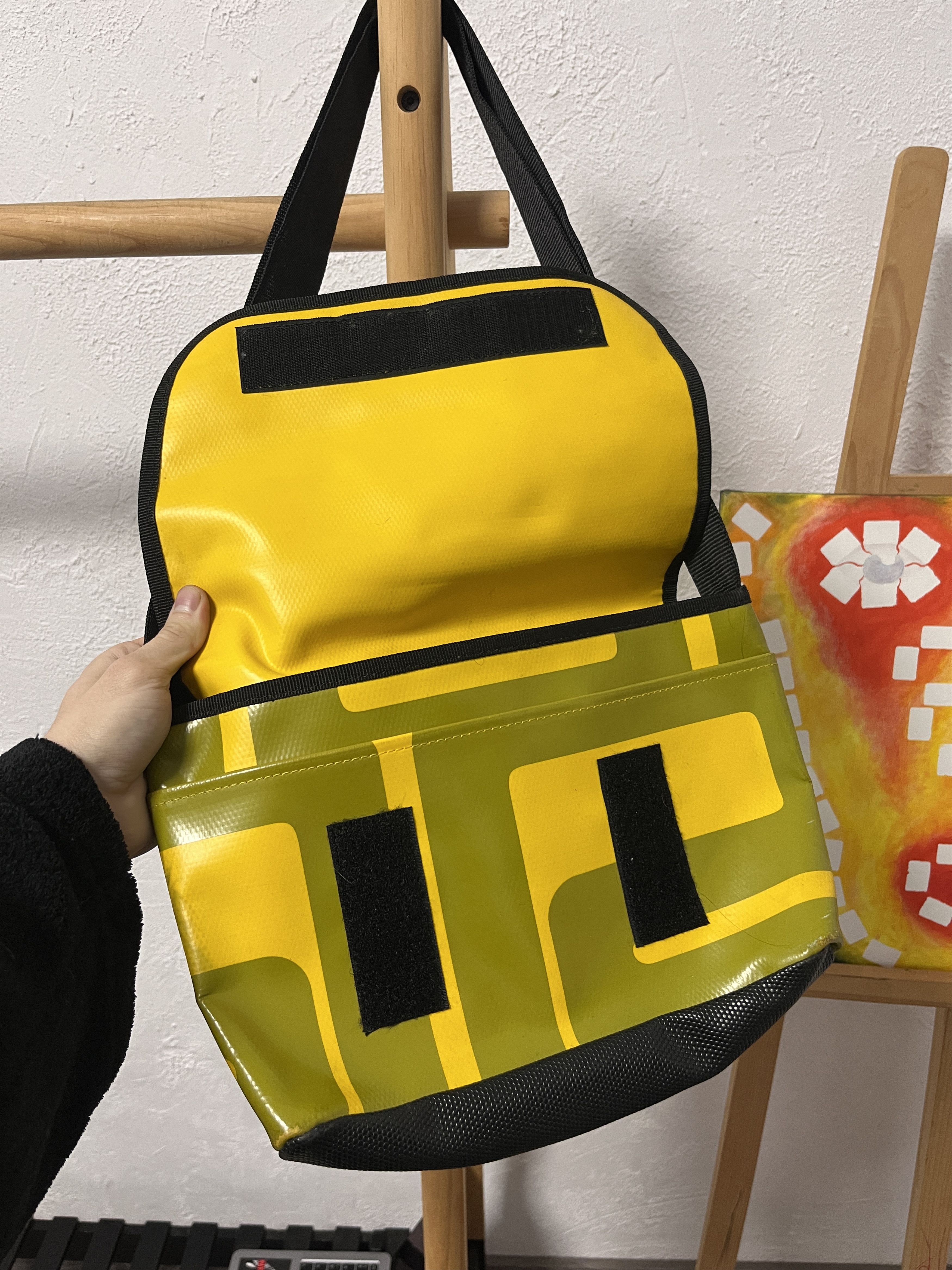 Handmade 1/1 RECYCLED CROSSBODY BAG - № 6126 Size ONE SIZE - 3 Thumbnail