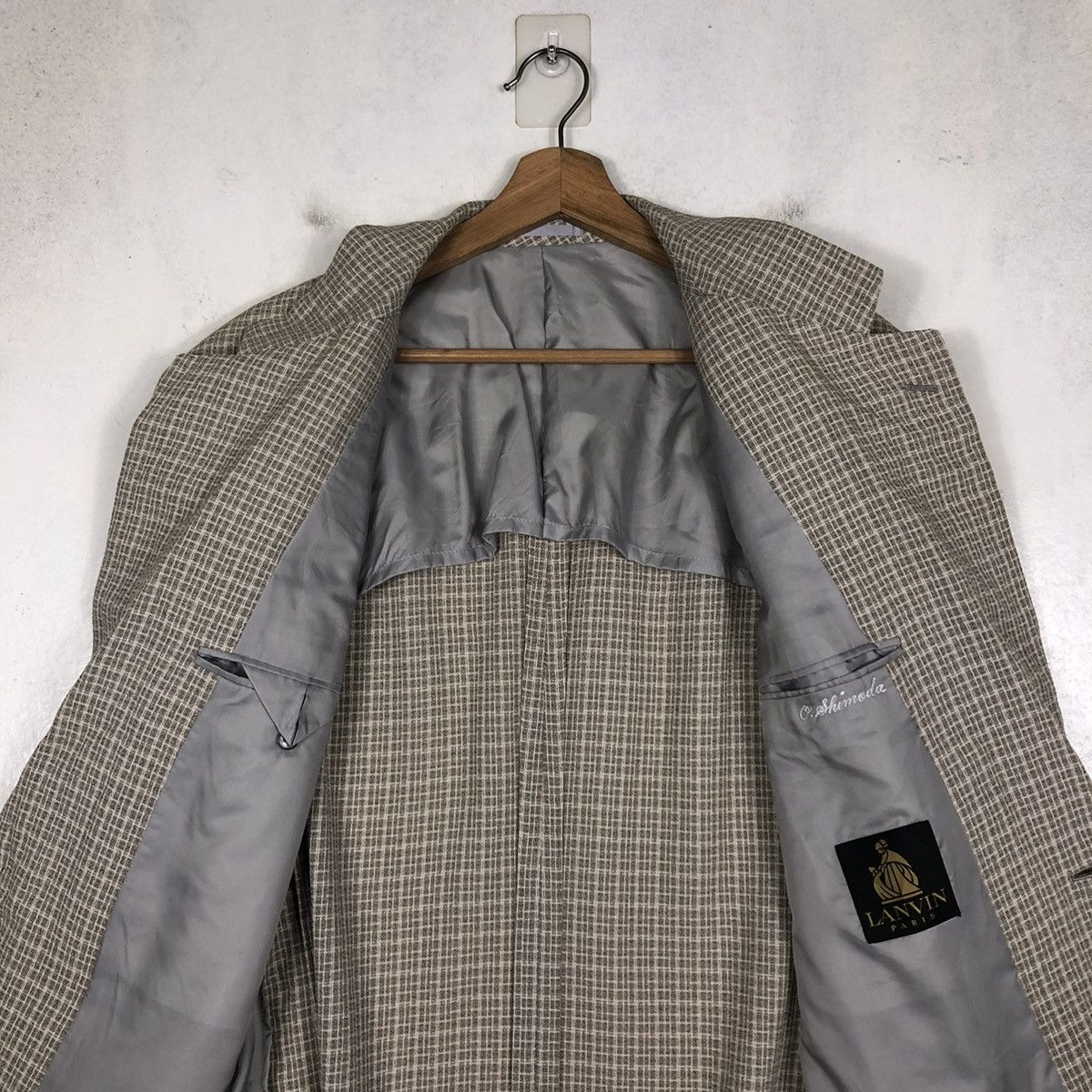 Japanese Brand 📌VINTAGE LANVIN PARIS CASUAL COATS JACKET DOUBLE BREAST Size US M / EU 48-50 / 2 - 15 Thumbnail