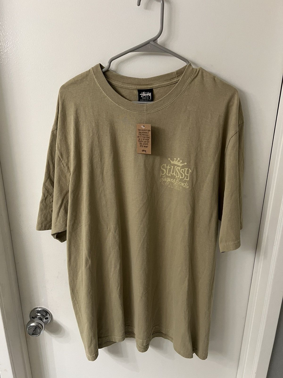 Stussy Stussy beach house tan elm tee size L Size US L / EU 52-54 / 3 - 1 Thumbnail
