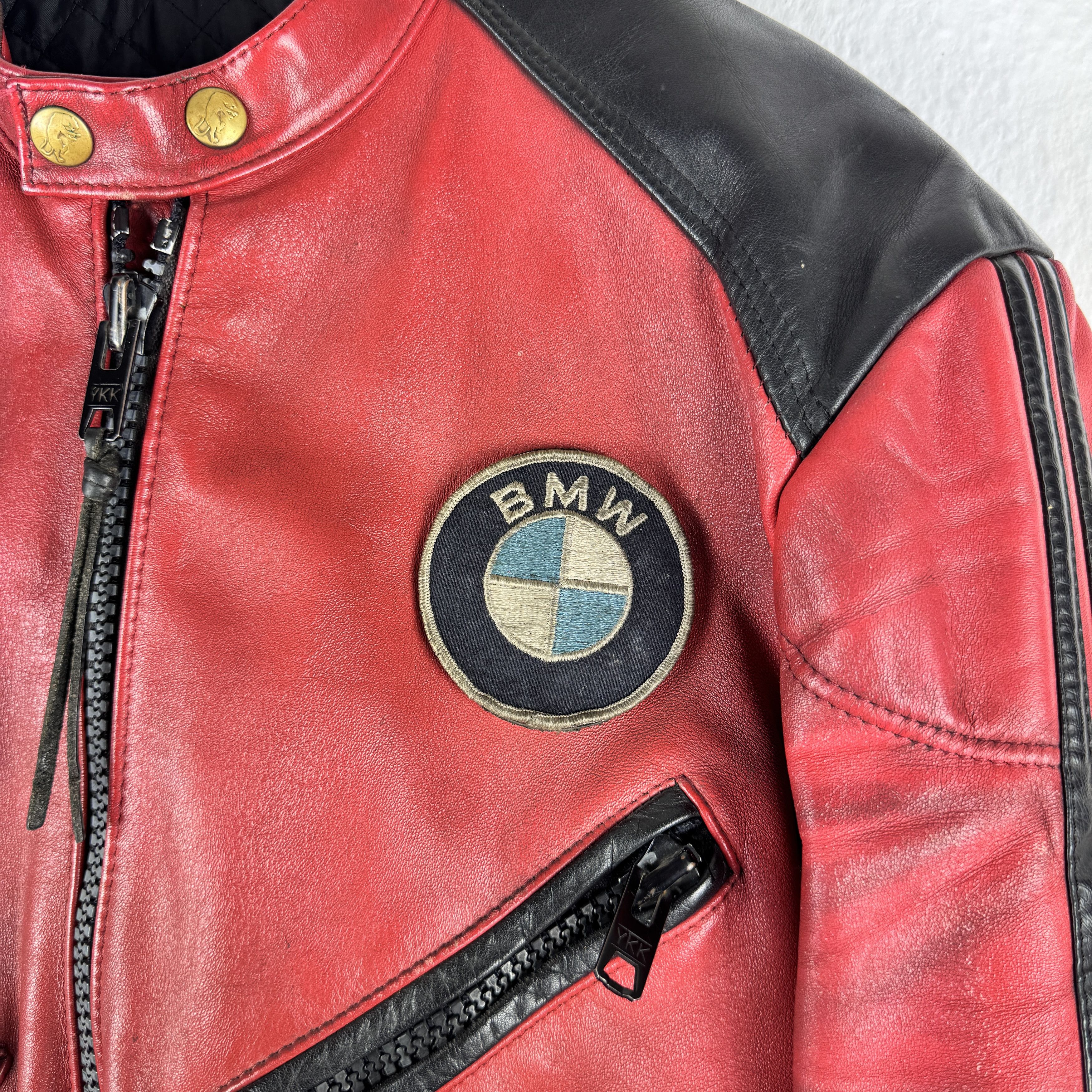 Vintage Vintage 80's BMW Leather Jacket Furygan Racing Jacket Size S Size US S / EU 44-46 / 1 - 5 Thumbnail
