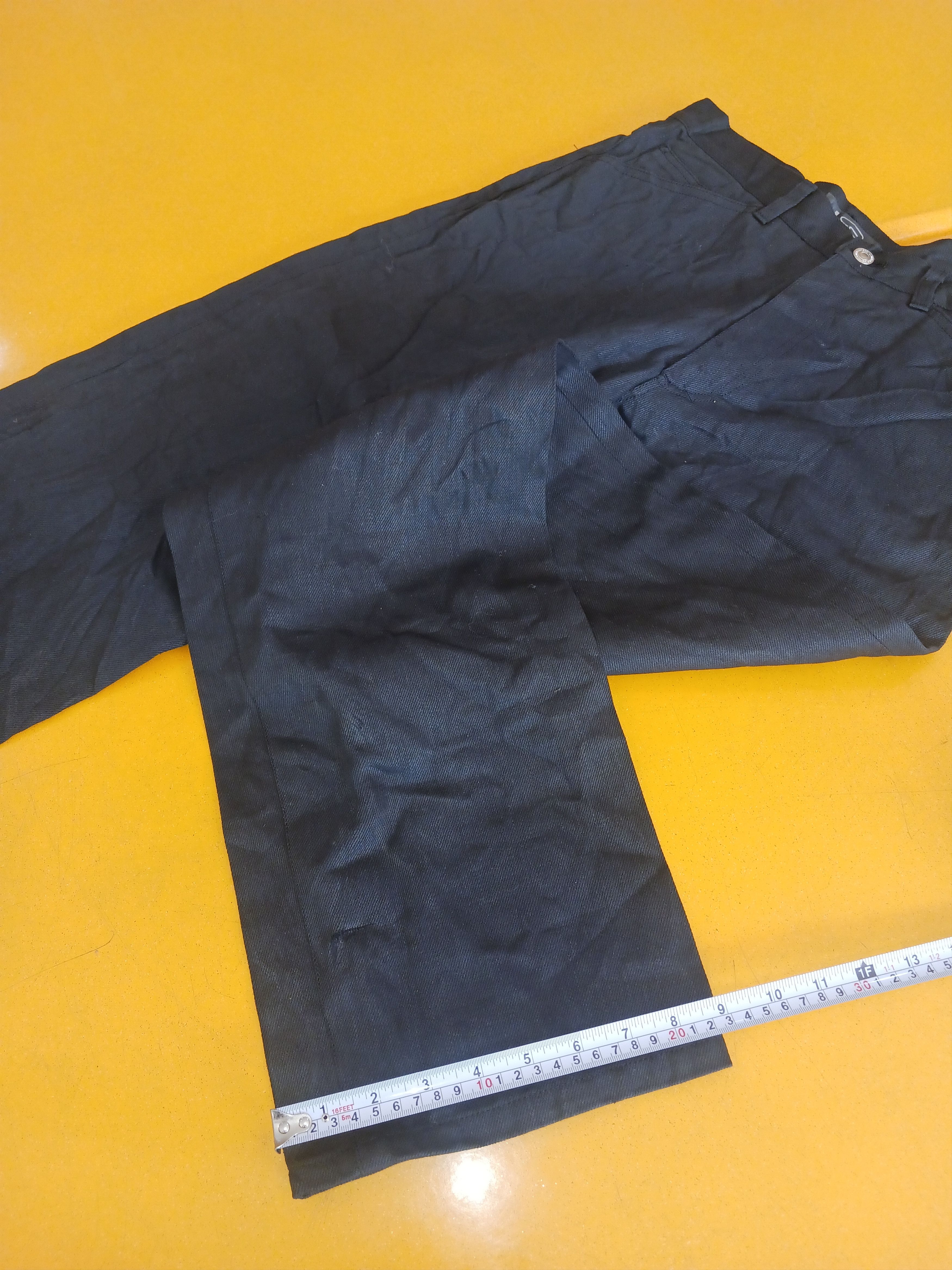 Designer RARE LQ. By Yohji Yamamoto Works & Friends Denim Pants Size US 34 / EU 50 - 10 Thumbnail