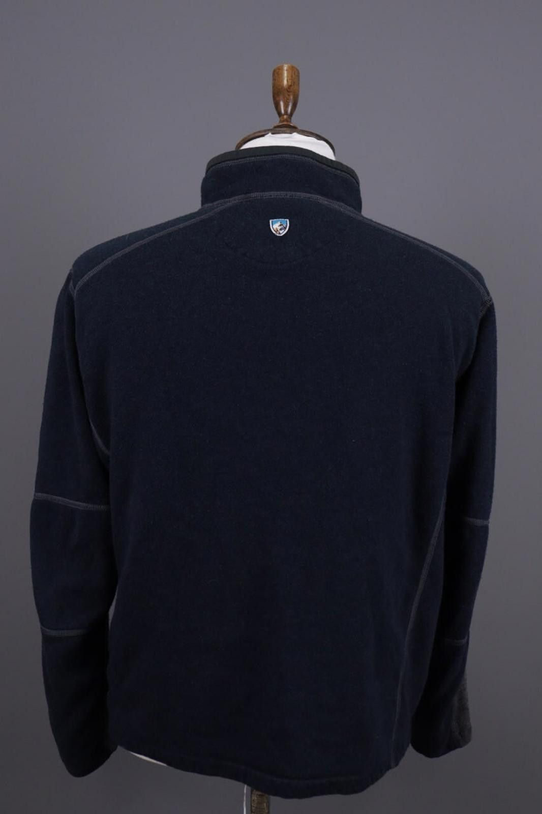 Kuhl Kuhl Vintage Blue 1/4 Zip Collorblock Fleece Jacket Size XL Size US XL / EU 56 / 4 - 10 Thumbnail