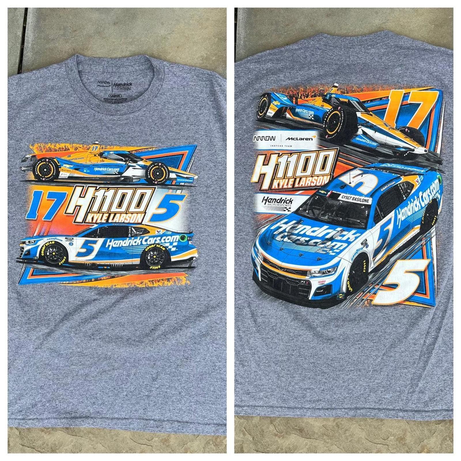 NASCAR Hendrick Motorsport NASCAR Indycar Dark Grey Racing T-Shirt Size US L / EU 52-54 / 3 - 1 Thumbnail